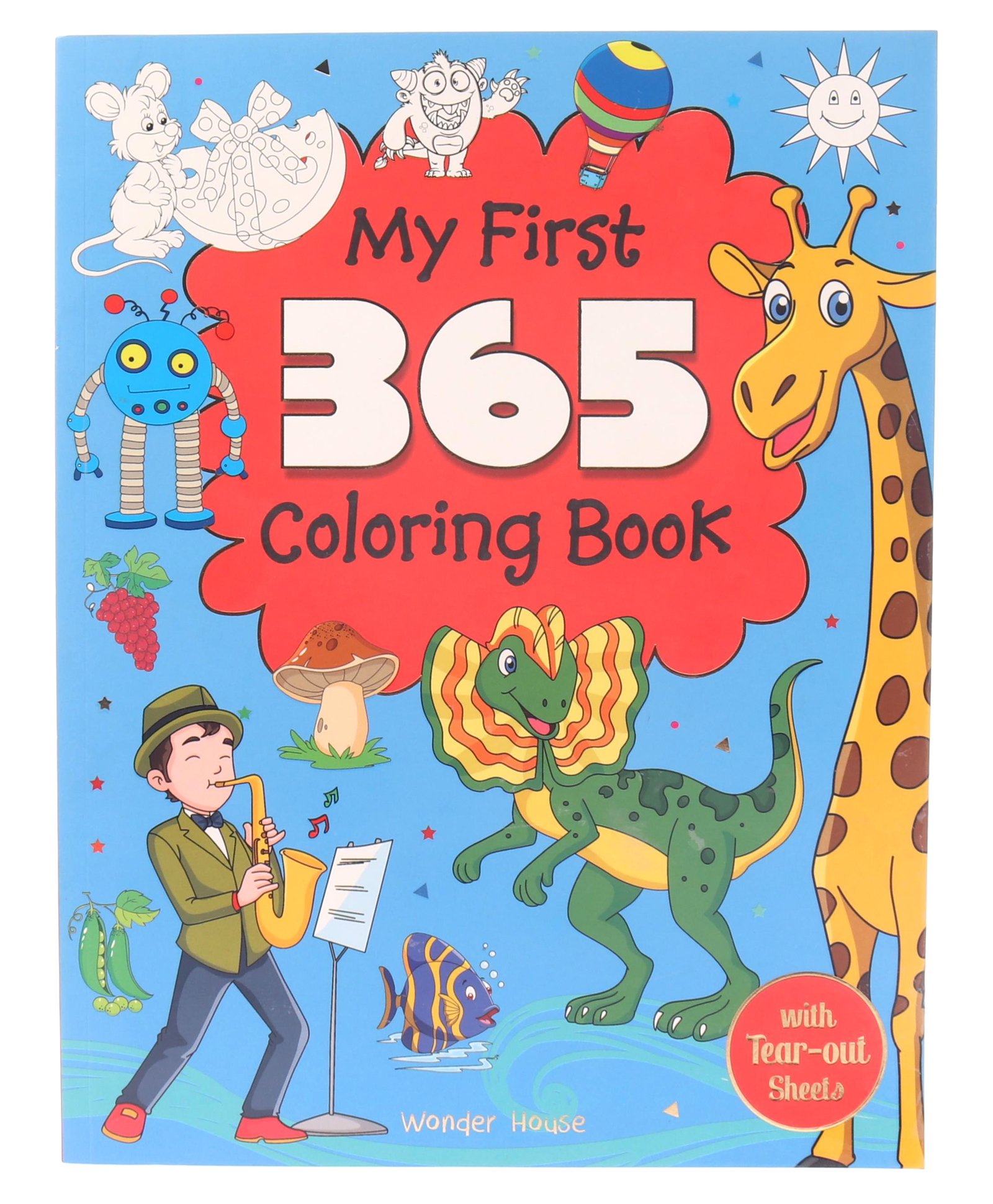 My First 365 Jumbo Coloring Book For Kids With Tear Out Sheets - English-image-29