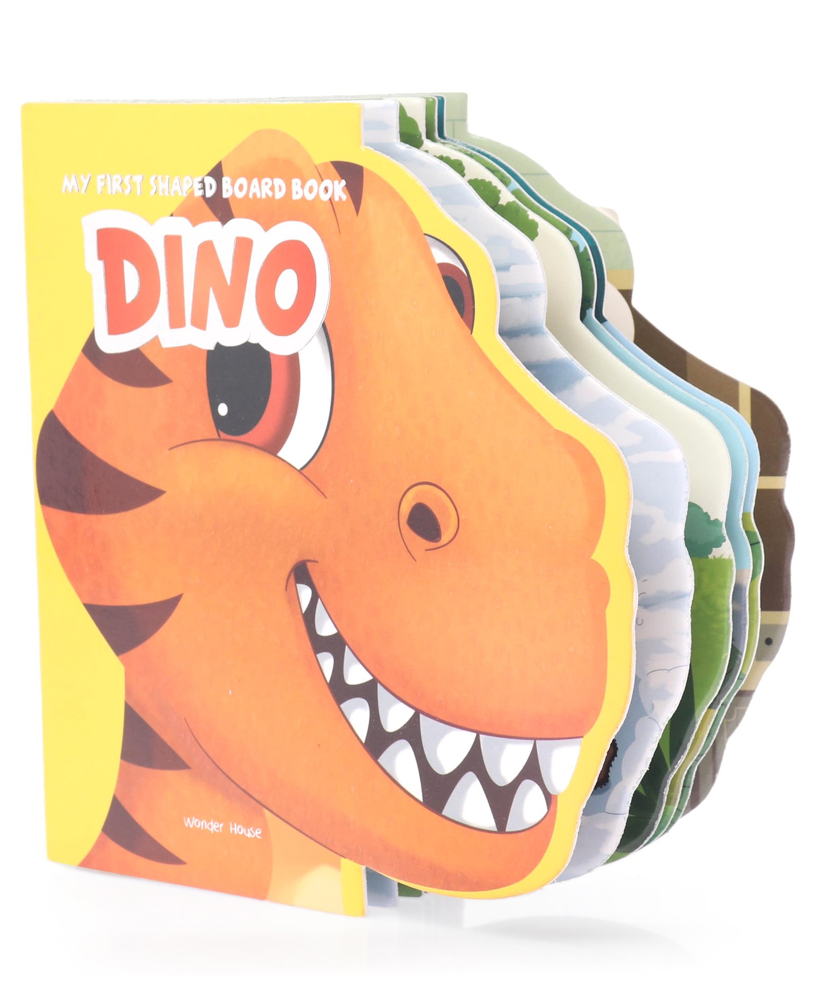 wonder house books My First Shaped Illustrated Dino Picture Board Book - English-picture-14