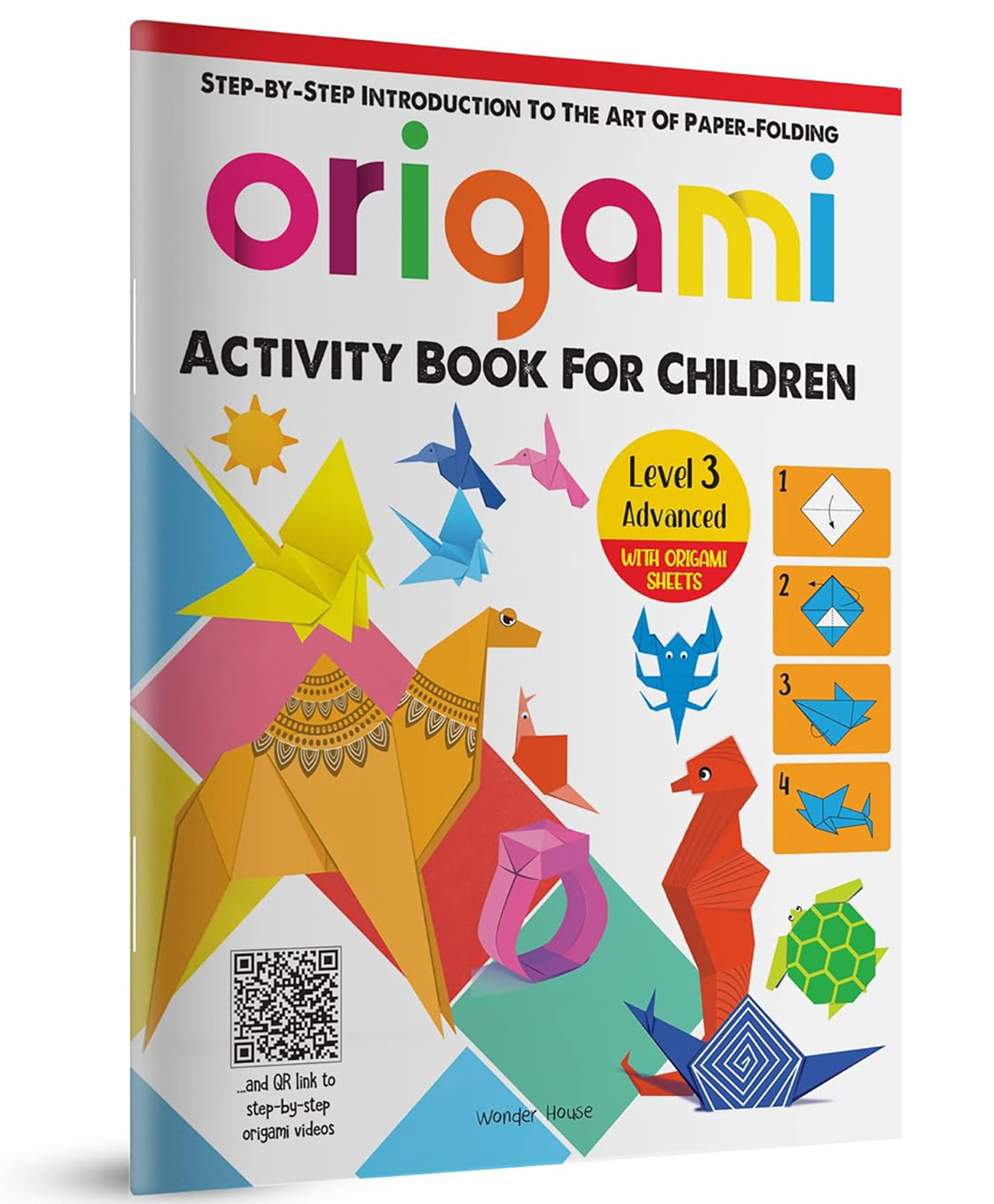wonder house books Origami Step by Step Introduction To The Art of Paper Folding Activity Level 3 Advanced - English-picture-10
