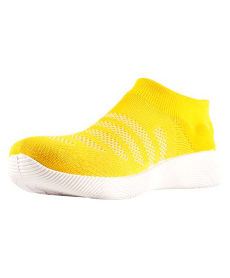 Priaansha Kids Mesh Designed Detailed Slip On Shoes - Yellow-picture-12