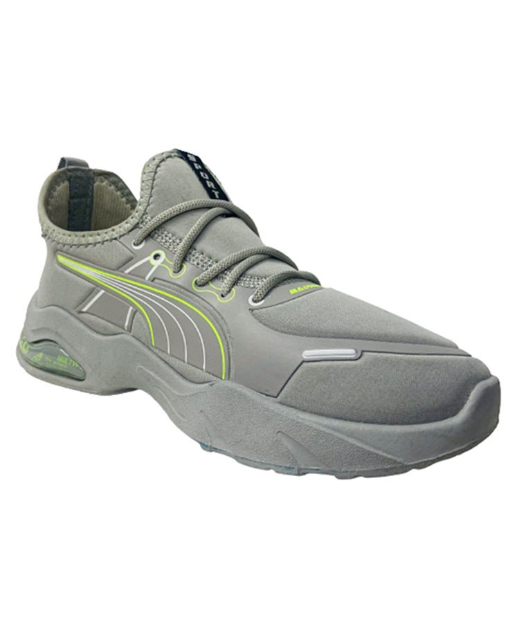 Priaansha Kids Curved Lines Design Embossed Shoes - Grey-picture-21