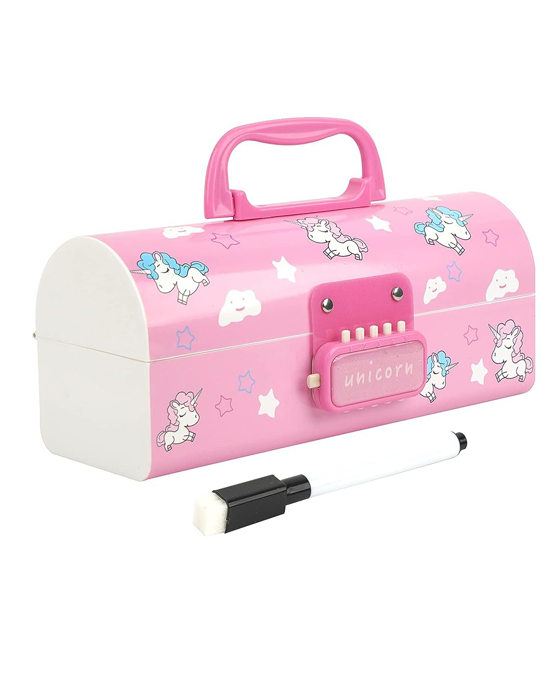 Sanjary Spaceful Plastic Stationary Unique Art Pencil Box Set with Different Compartments-image-17