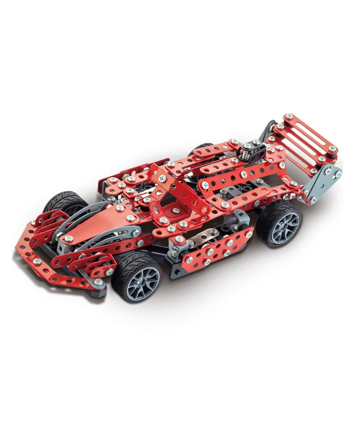 SANJARY DIY Metal Car Toys Assembly Formula One Cars Building Blocks Kit Engineering Education Color and Design May Vary-picture-12