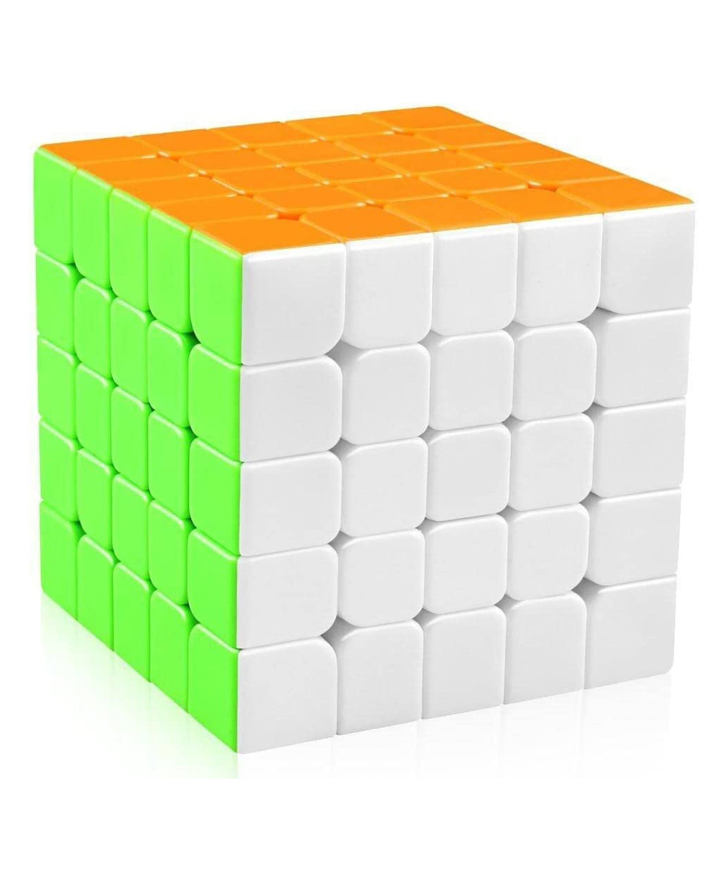 Sanjary 5x5 Smooth Magic Stickerless Rubik Cube (Color & Design May Vary)-image-12