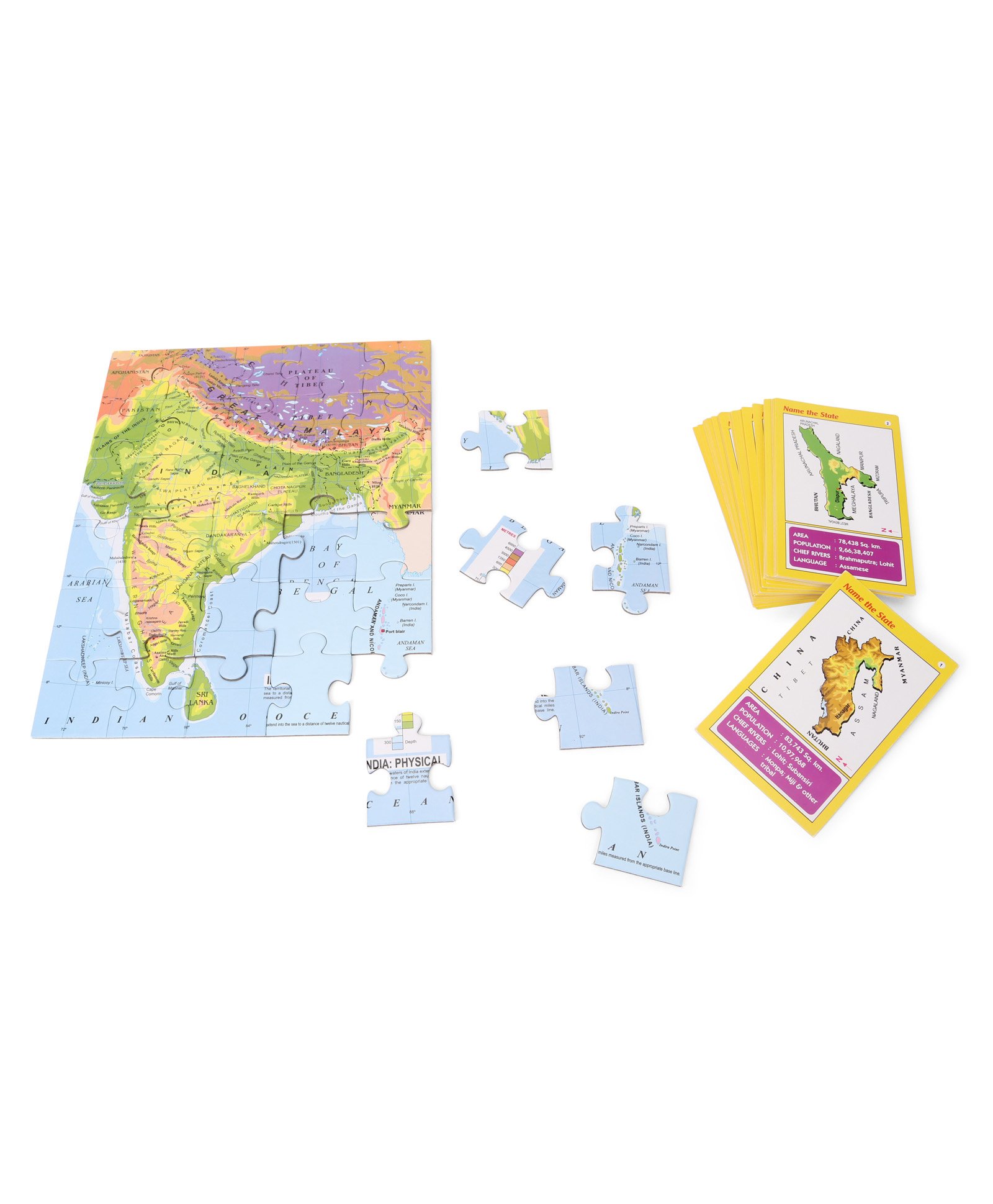 Creative's Know India - Map Game Online India, Buy Puzzle Games & Toys ...