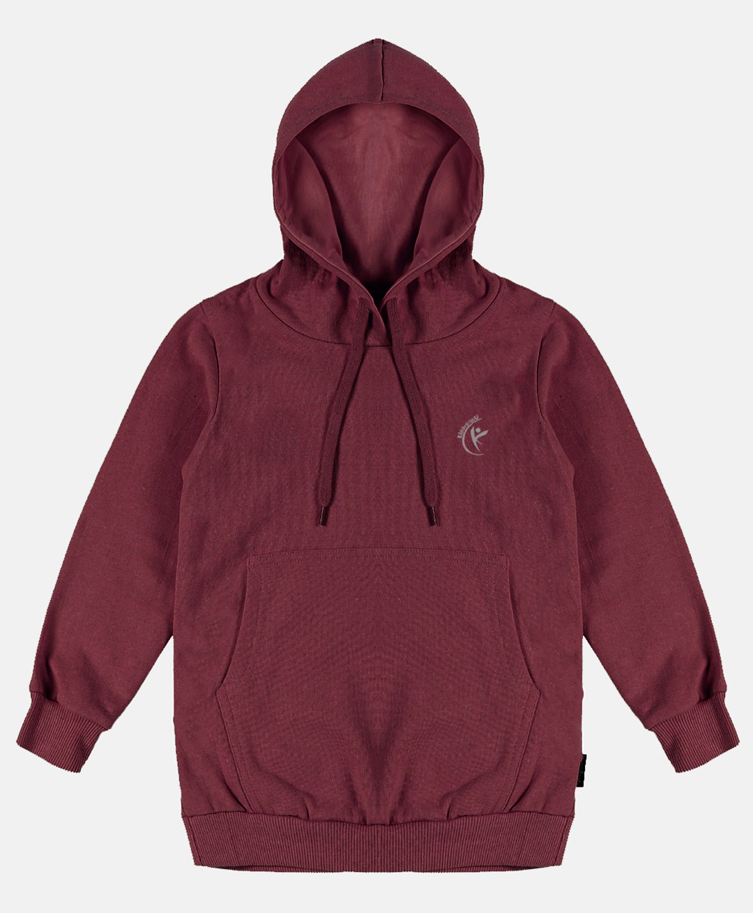 Kiddopanti Full Sleeves Solid Hooded Sweatshirt - Maroon-picture-25