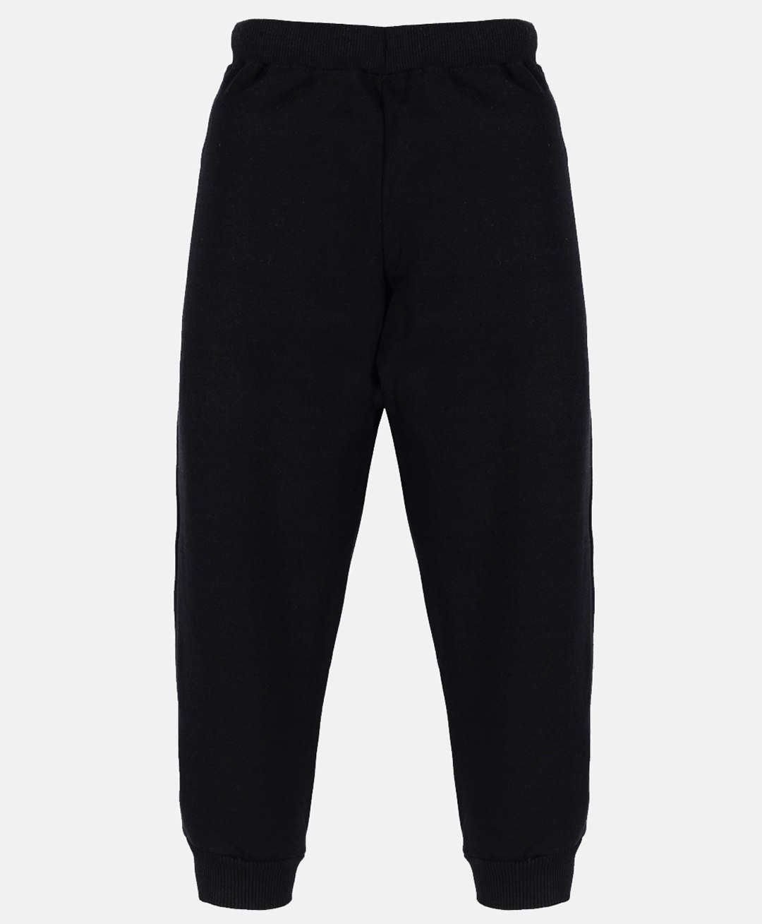 Kiddopanti Solid Fleece Track Pant - Jet Black-picture-12
