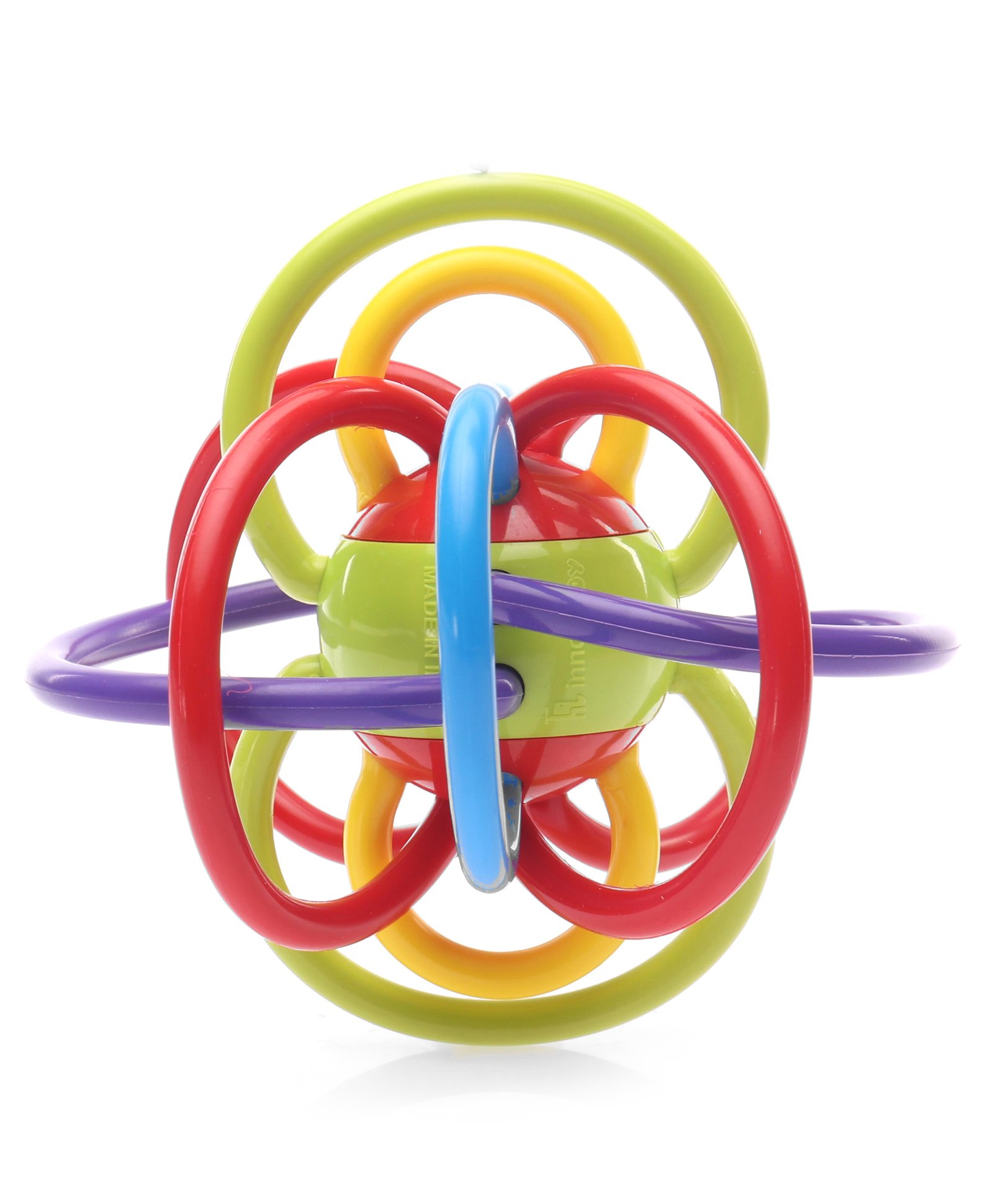 Zoe Loopitoy Tube Teether Rattle - Multicolour