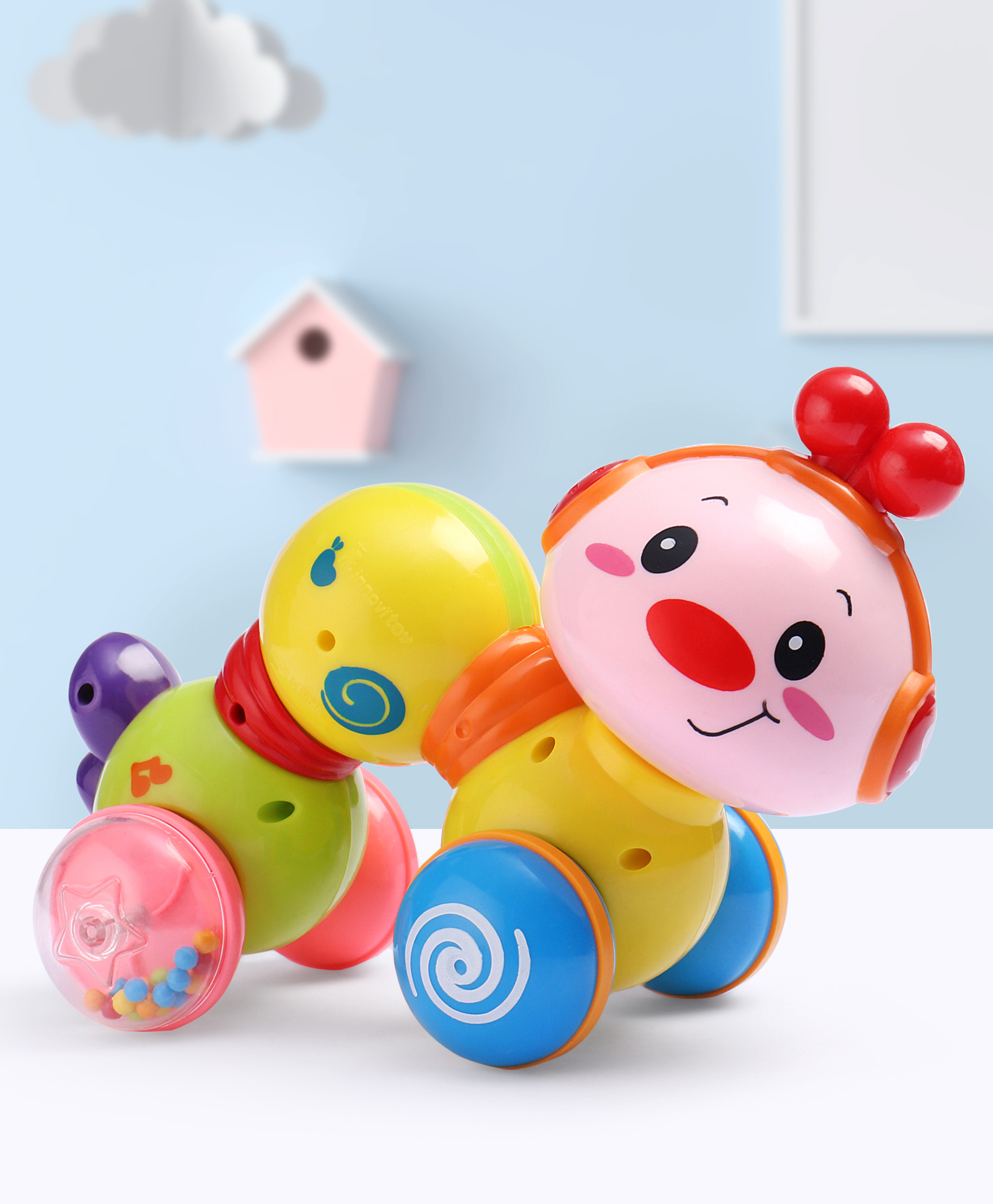 Zoe Wigglitoy Press & Crawl Musical Toy - Multicolour-picture-27