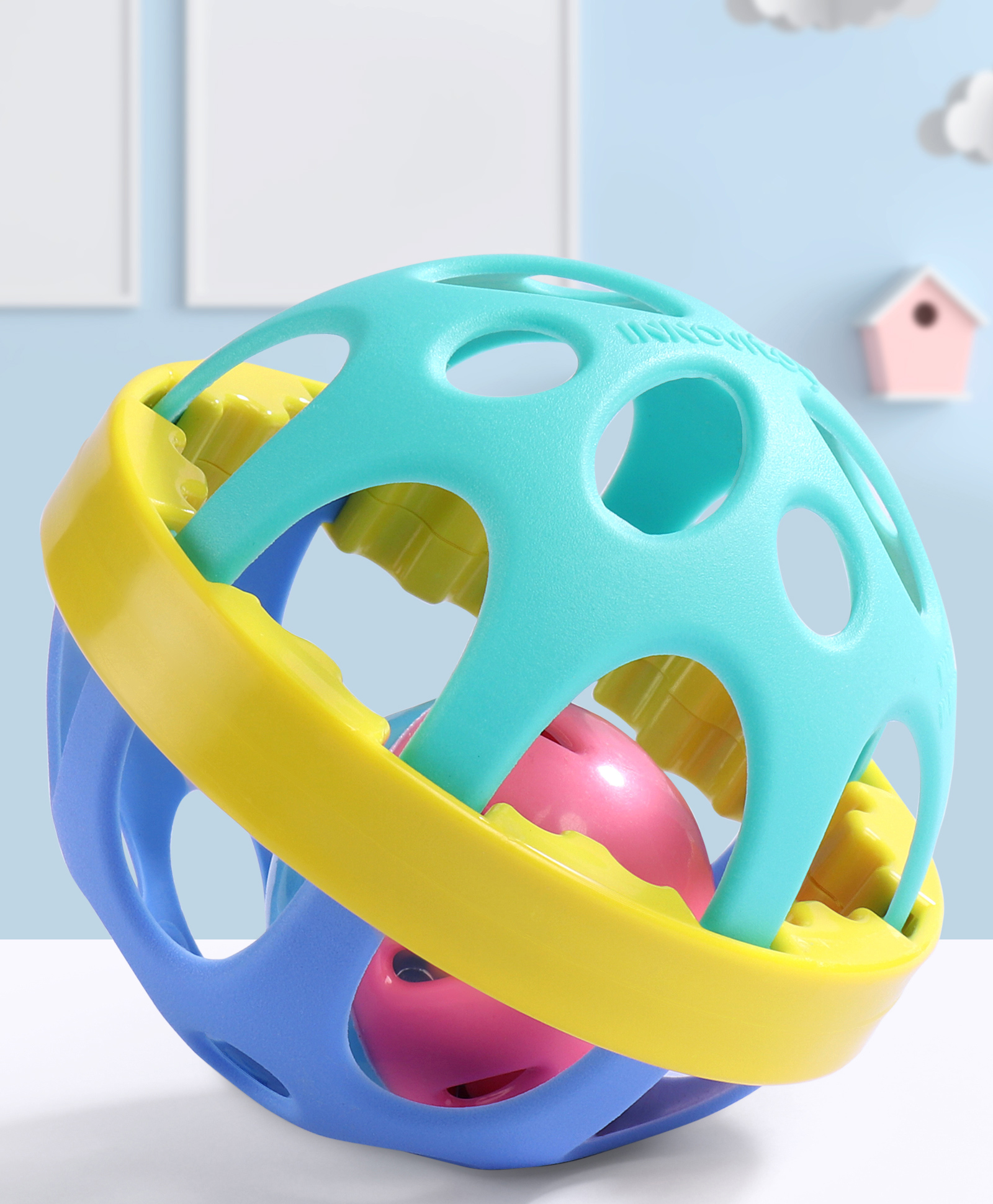 Zoe Rattle Teether Ball - Multicolour-picture-22