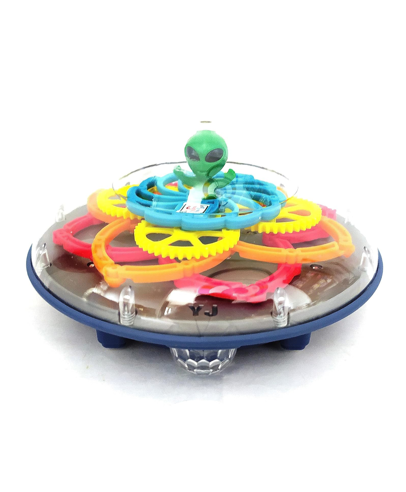 Sanjary Transparent Gear Space Saucer Car Vehicle Toy for Kids Multicolor-picture-28