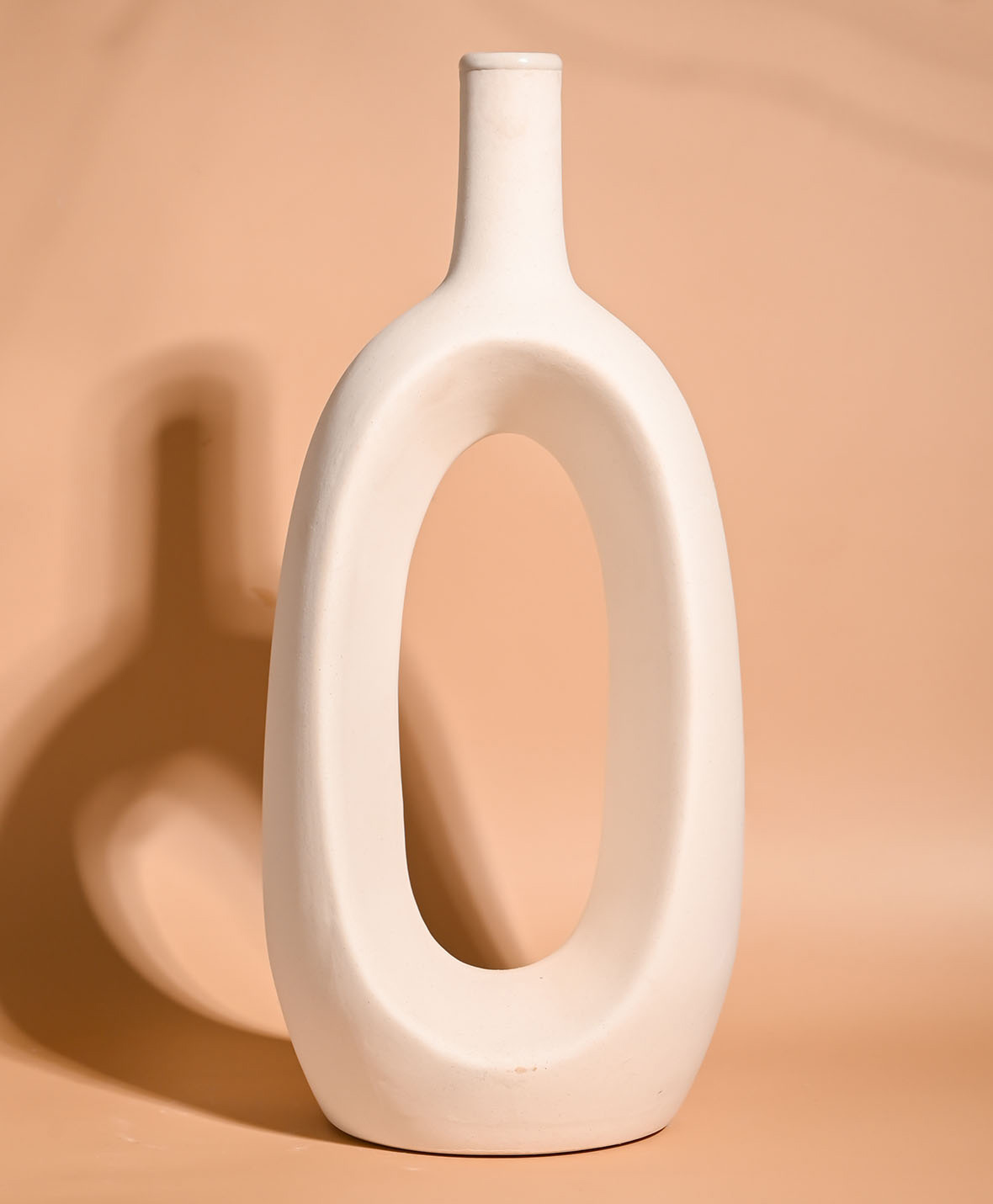 Purezento 12 Inch Keiko Vase- Off White-picture-25