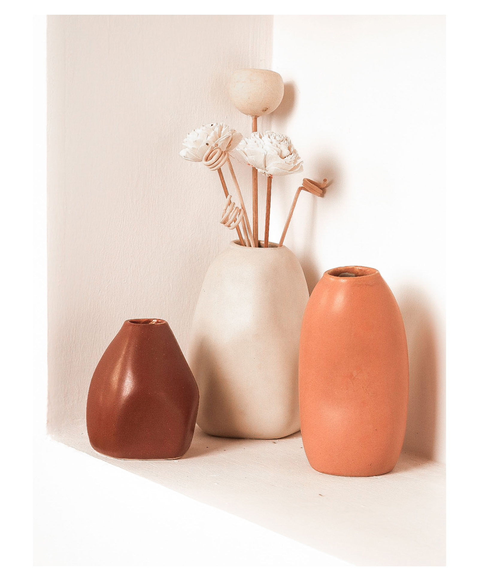 Purezento 3 Inch Bud Vase(Set of 3)- Multicolor-picture-15
