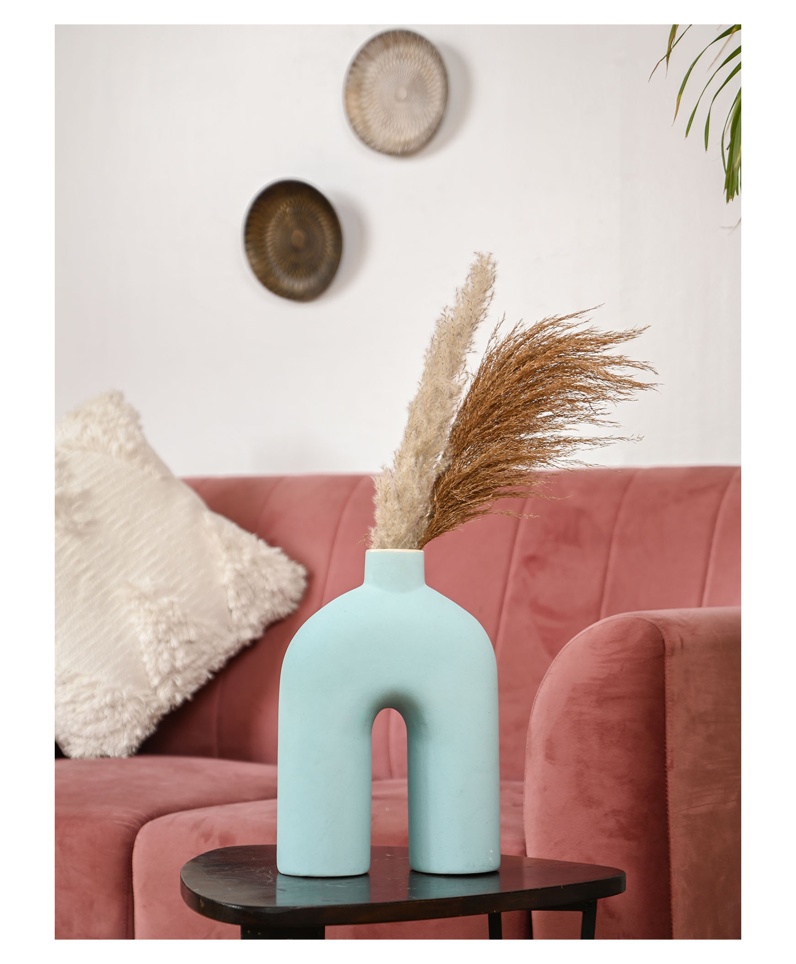 Purezento Boho Vase- Turquoise Blue-picture-10