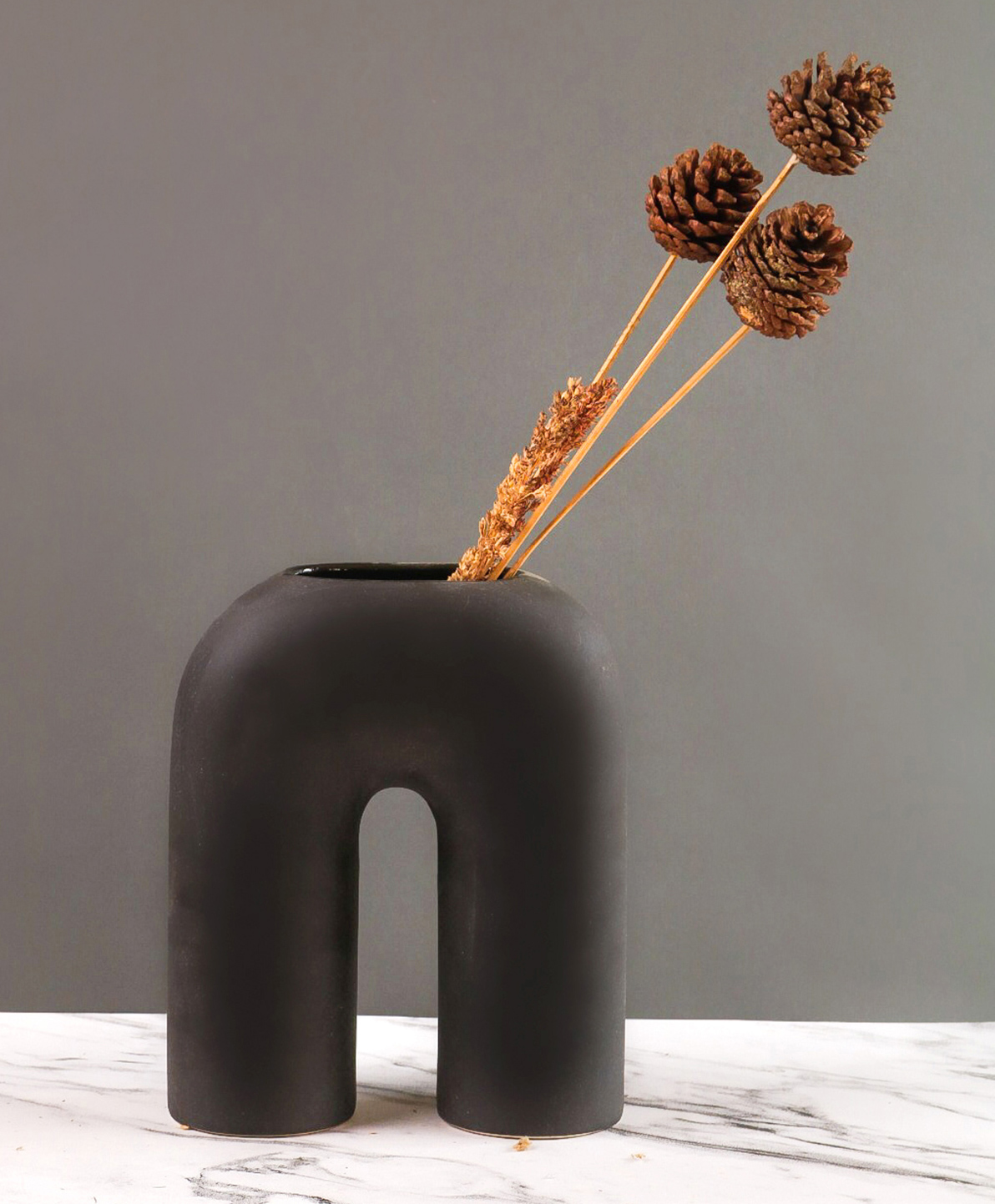 Purezento Oslo Vase- Black-image-32