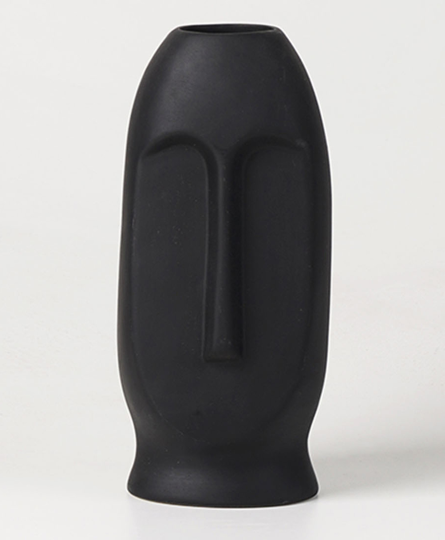 Purezento 1 Inch Viso Vase- Black-image-43