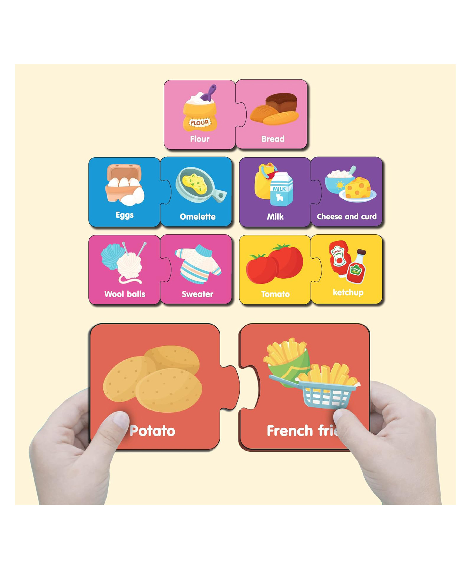 Yay Play How it Made 2 Piece Wooden Jigsaw Puzzle (Series 1)For Kids 2+ Years - Set of 12 wooden puzzle-image-33