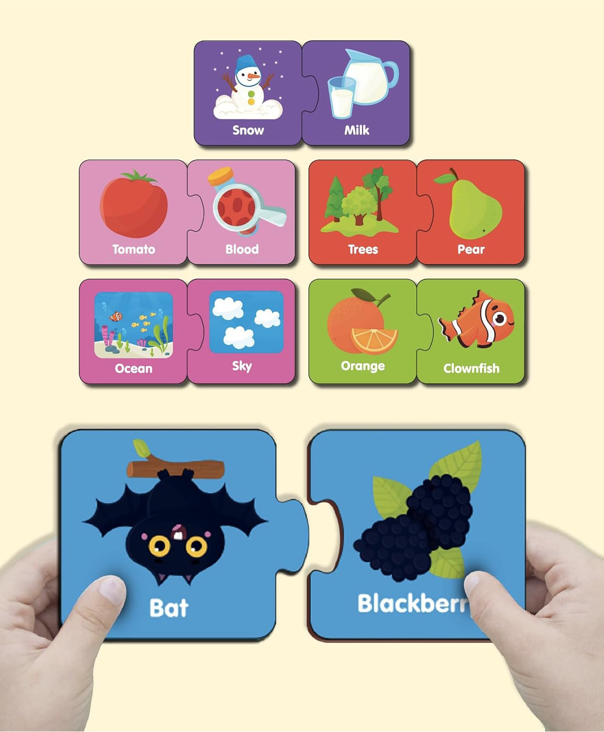 Yay Play How it Made 2 Piece Wooden Jigsaw Puzzle (Series 1)For Kids 2+ Years - Set of 6 wooden puzzle-image-34
