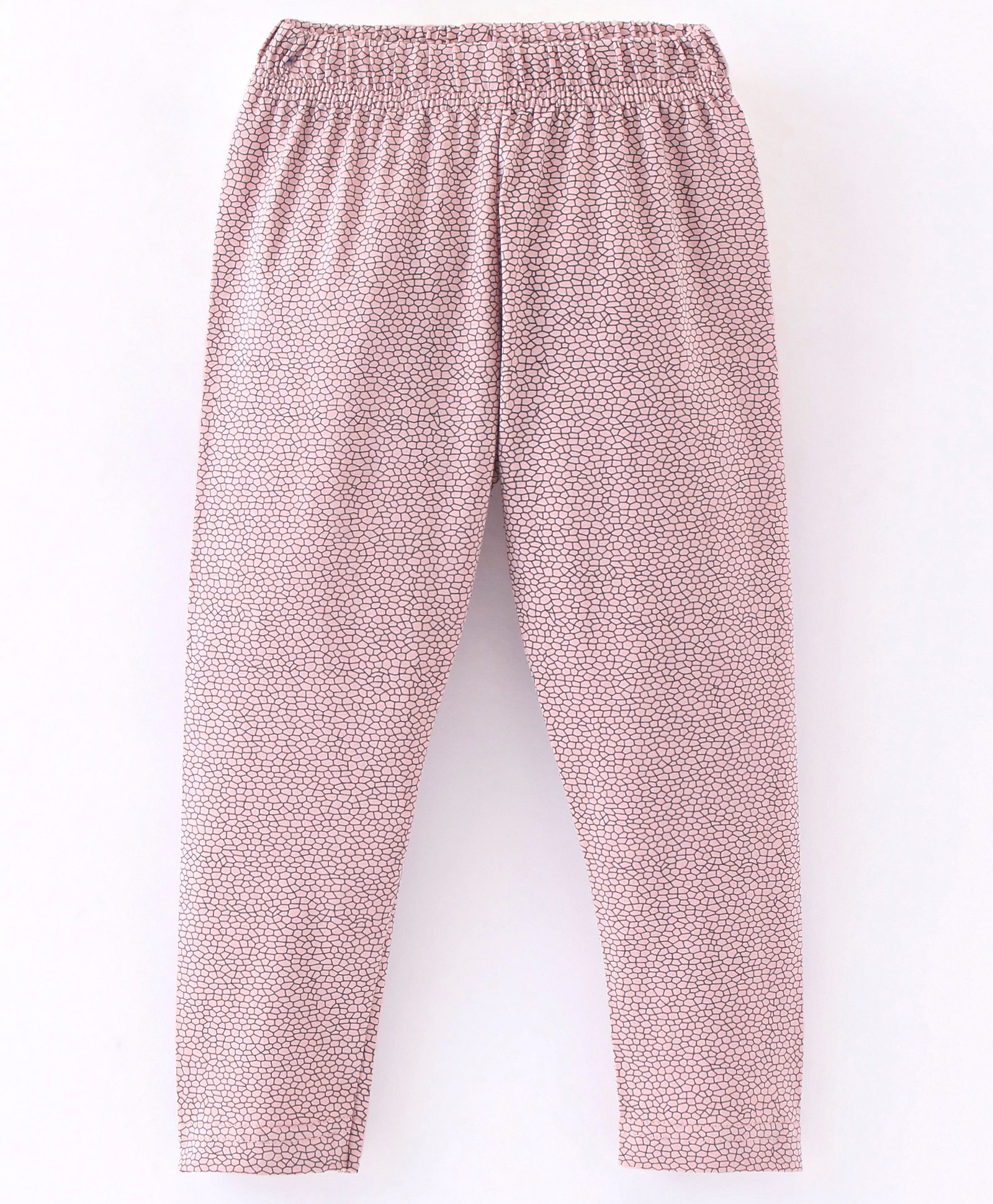 Fido Cotton Jersey Full Length Legging Striped - Pink-picture-36