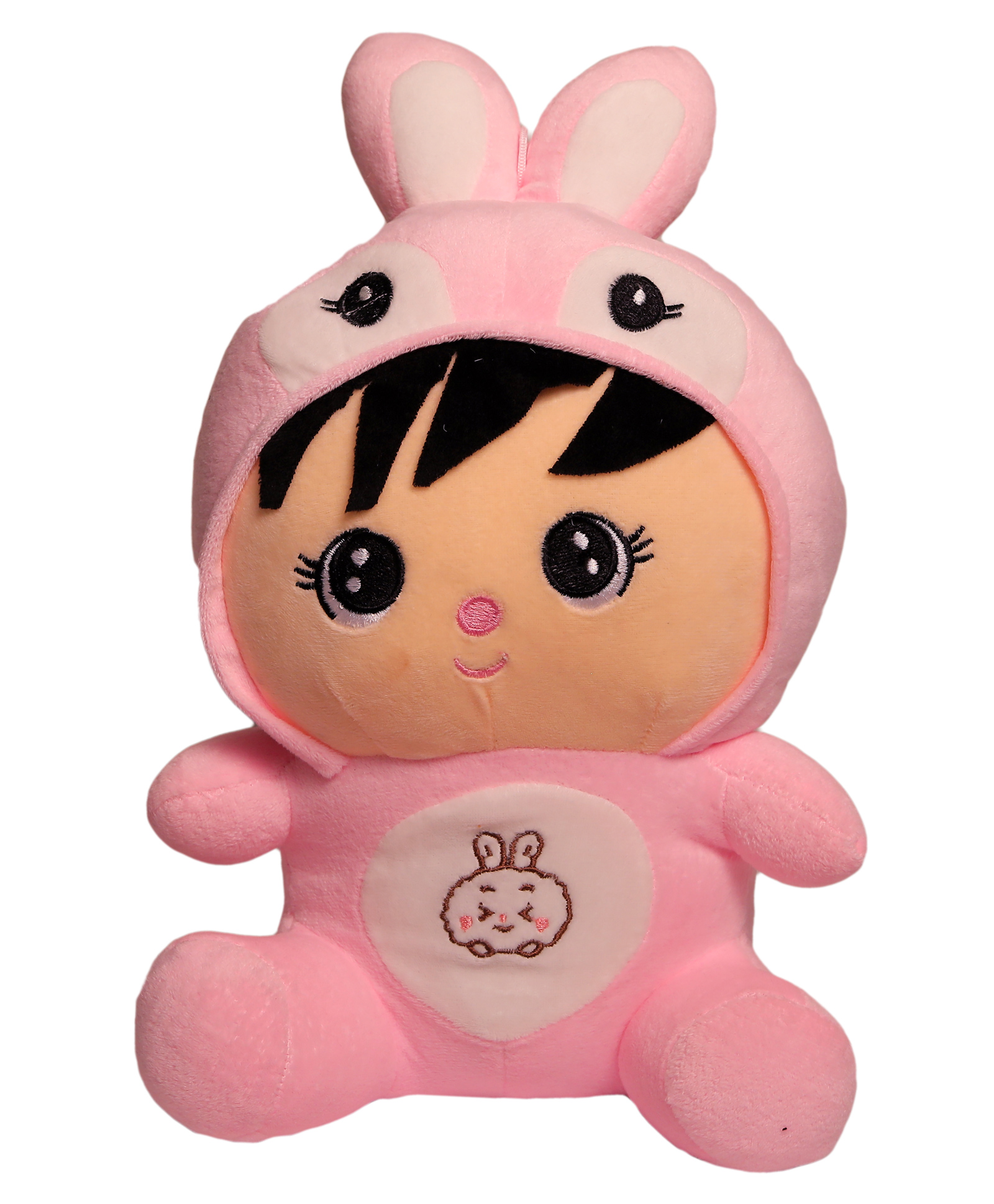 Kids Wonders Rabbit Doll Light Pink - Height 36 cm-image-41