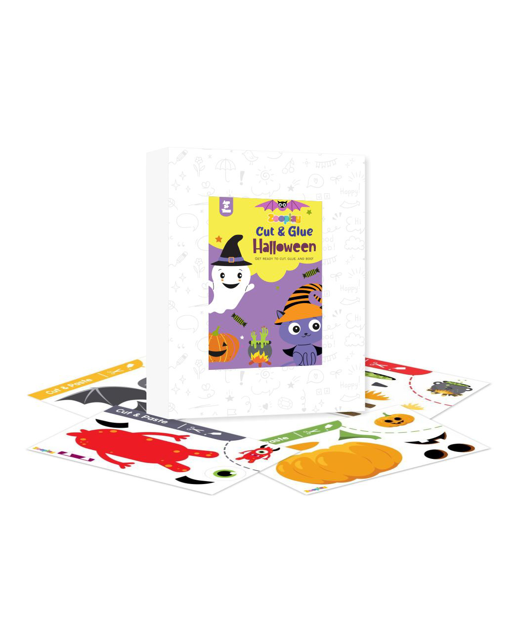 zooplay india Doxbox Cut & Glue Halloween - Multicolor-picture-26
