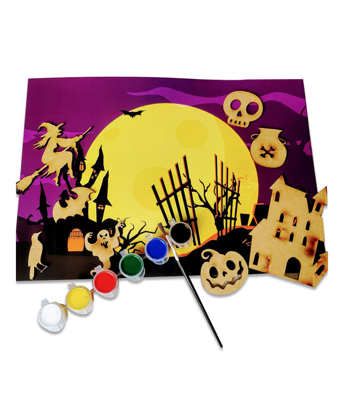Doxbox Create Your Own Spooky Scene Halloween - Multicolor-image-31