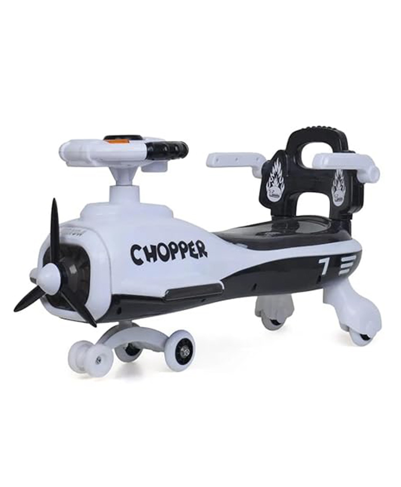 JoyRide Ride-on Chopper CAR Car Non Battery Operated Ride On - White