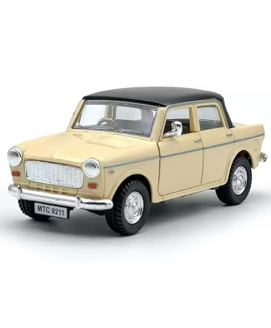 Centy Pull Back Queen 70's Taxi Toy - Beige-picture-23