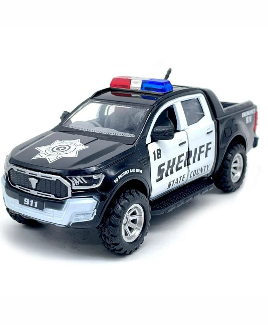 Centy Pull Back Sheriff Car Toy - Black-picture-31