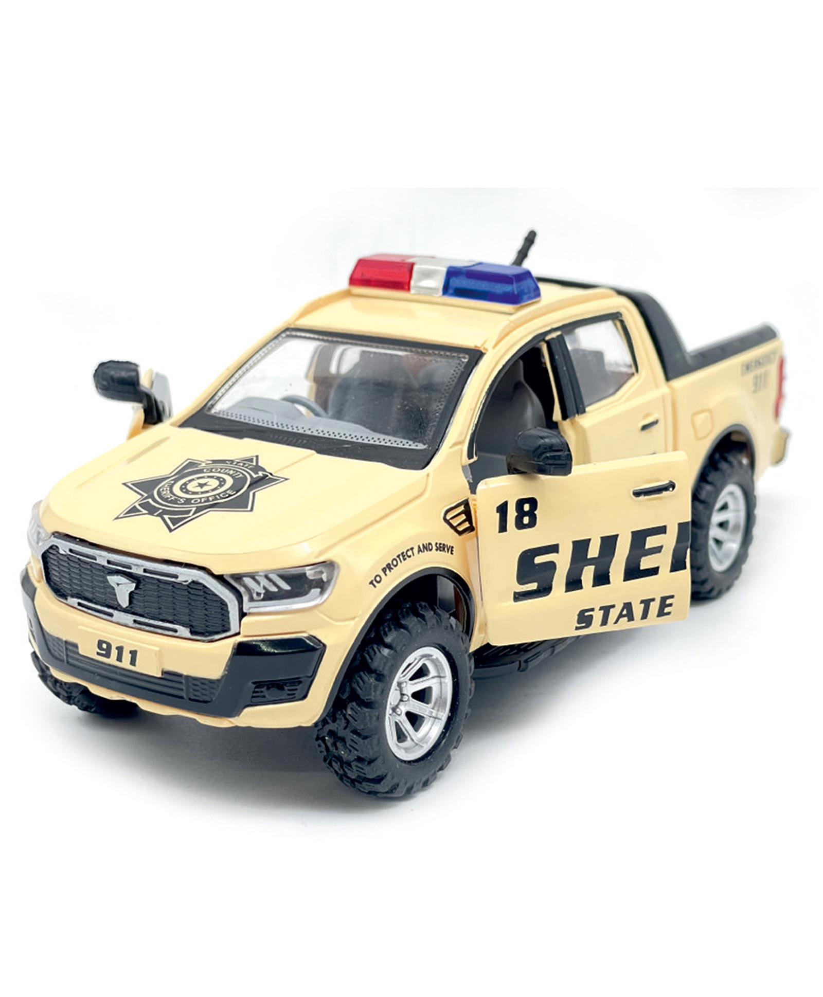 Centy Pull Back Sheriff Toy - Beige-picture-28