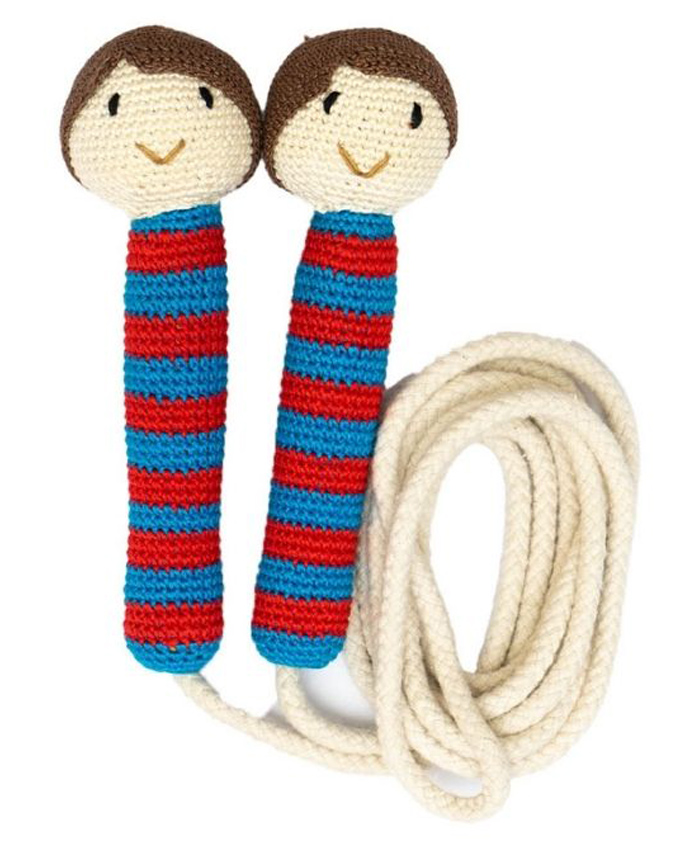 Happy Threads Handcrafted Amigurumi Skipping Rope - Blue-picture-25