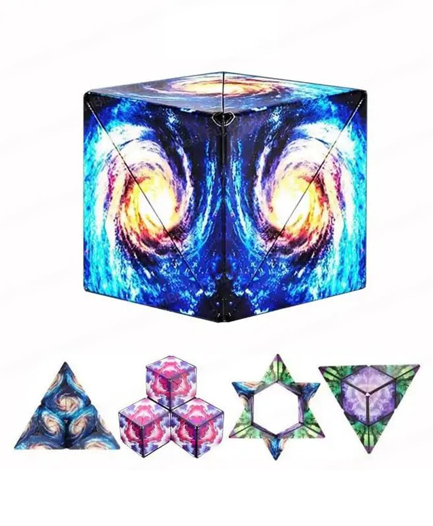 FunBlast 3D Magnetic Magic Cube Shape Shifting Puzzle Box  Multicolor-picture-17