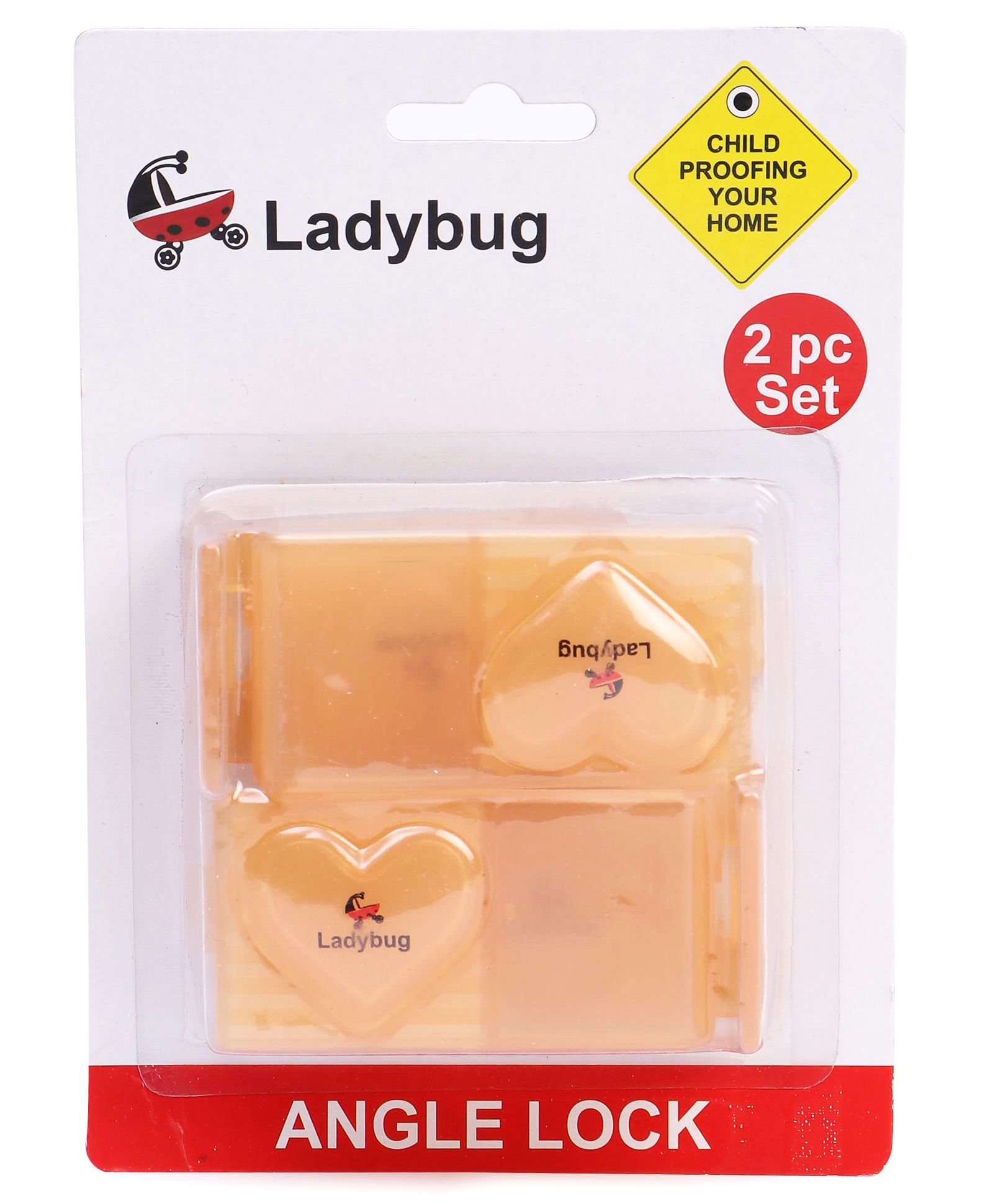 Ladybug Angle Lock Brown - Pack Of 2-image-13