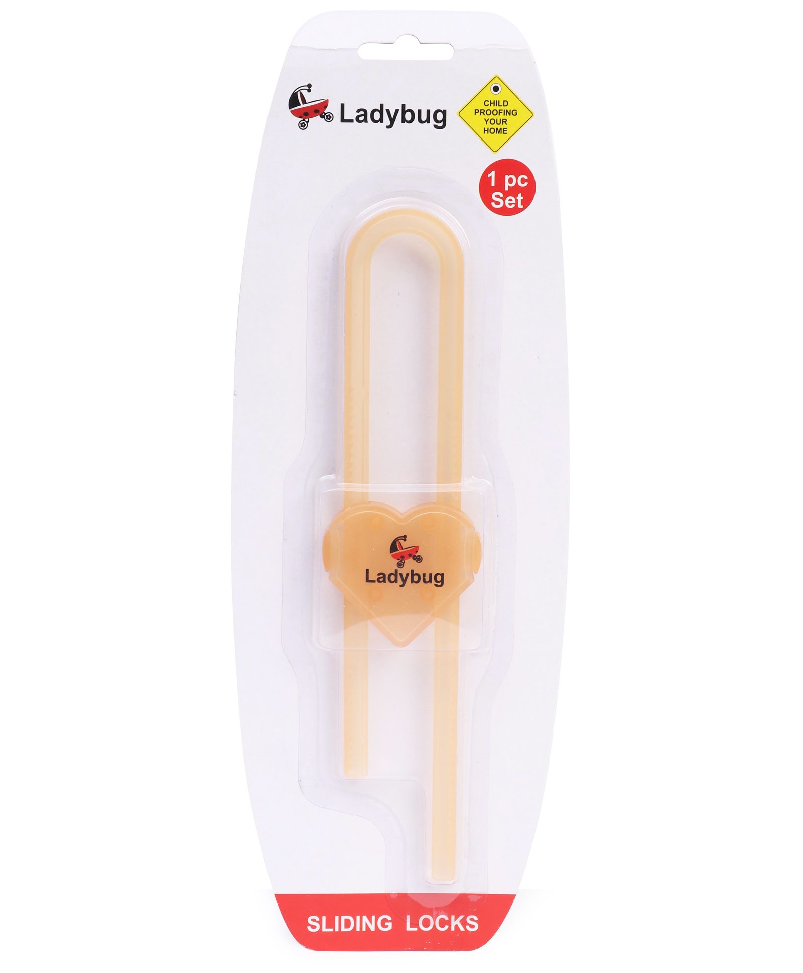 Ladybug Sliding Lock - Peach-image-15