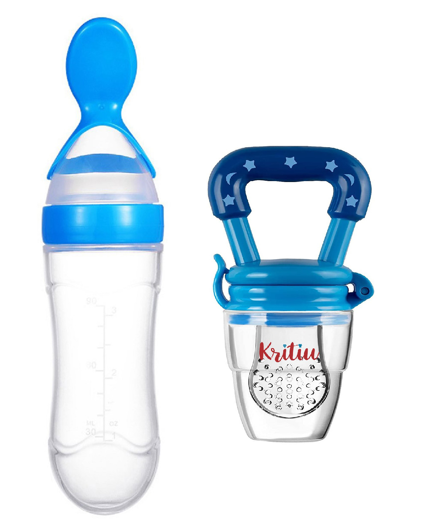 Kritiu Fruit And Food Nibbler & Feeder-Blue-picture-17