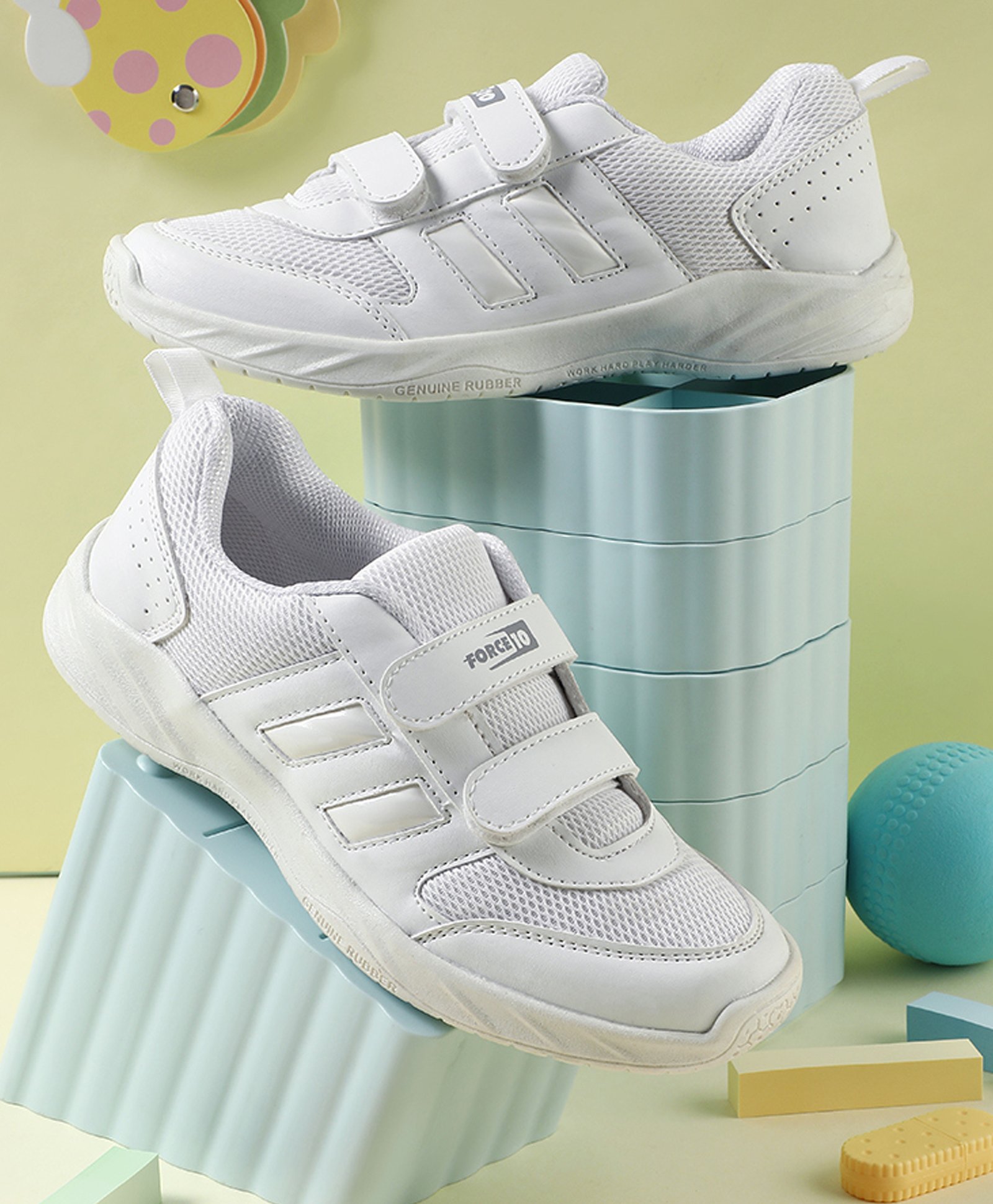 LIBERTY Velcro Closure School Shoes - Black-image-41