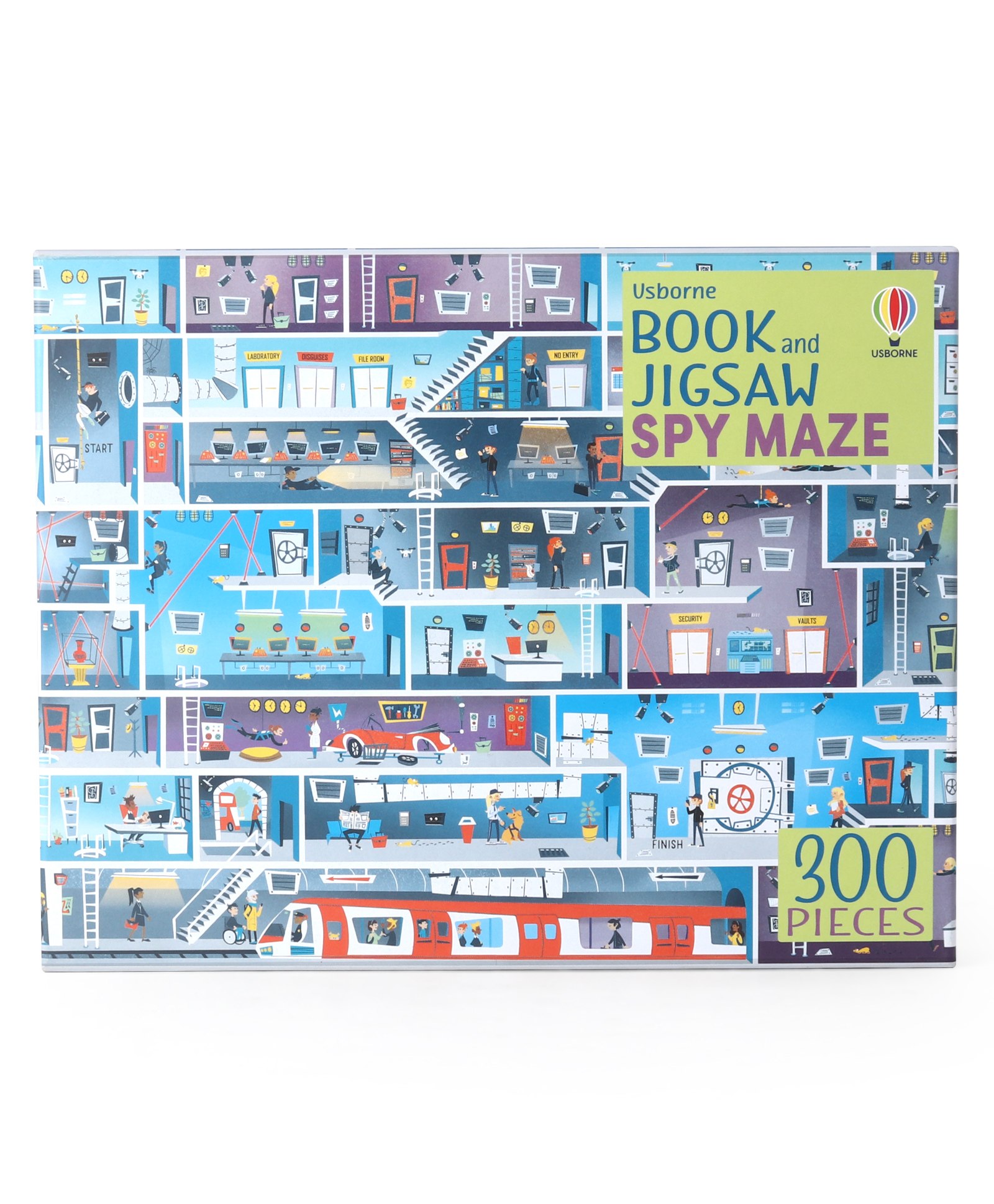 Usborne Book and Jigsaw Spy Mazes - English-image-17