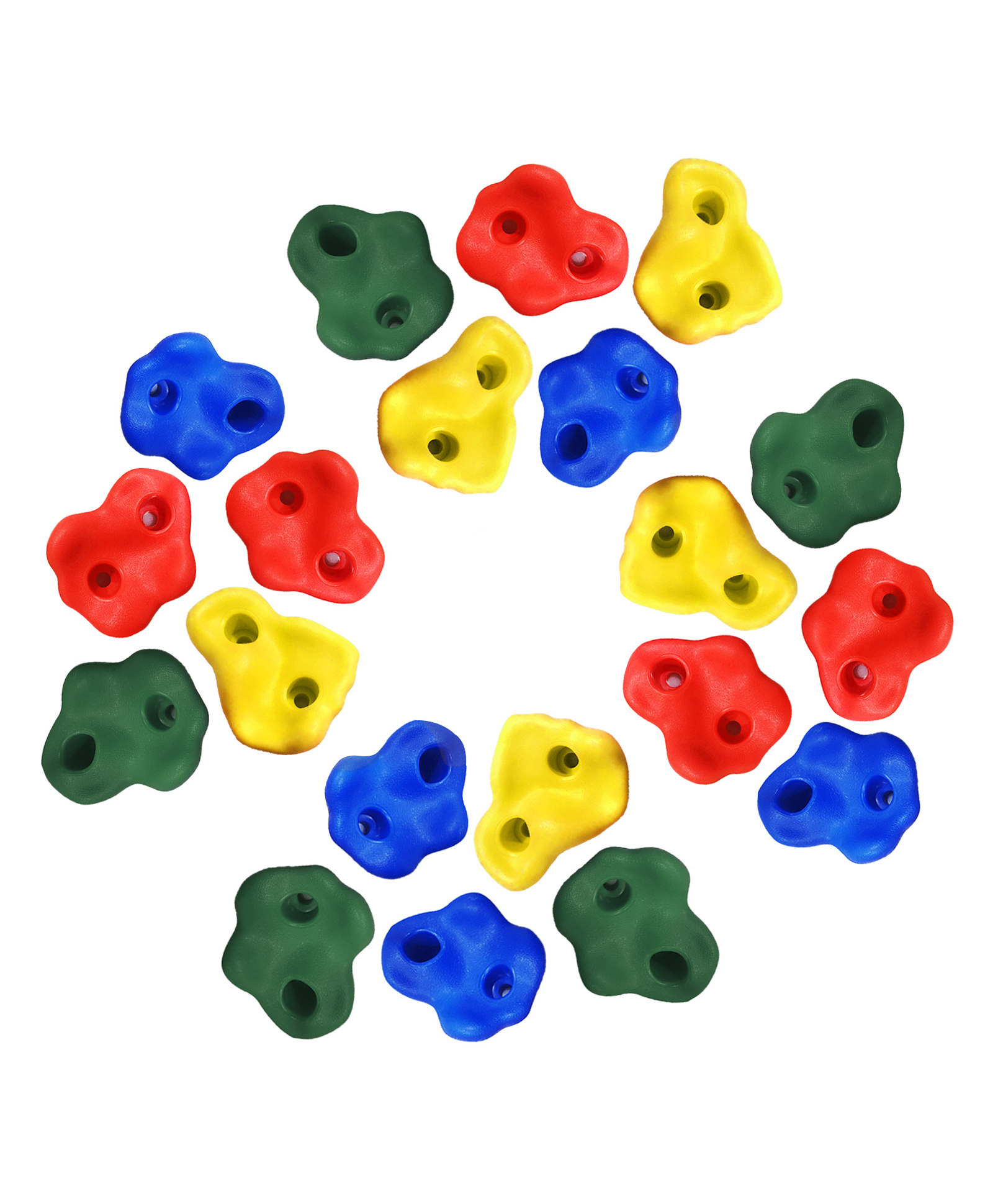 Hop N Play Big Climbing Rock Holds -  Indoor & Outdoor for Kids 20 pcs- Multicolour-picture-13