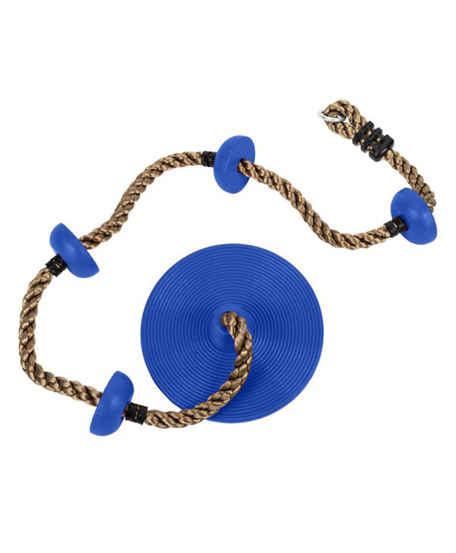 Hop N Play 78 Inches Climbing Rope with Disc Platform Swing for Kids- Blue-picture-24