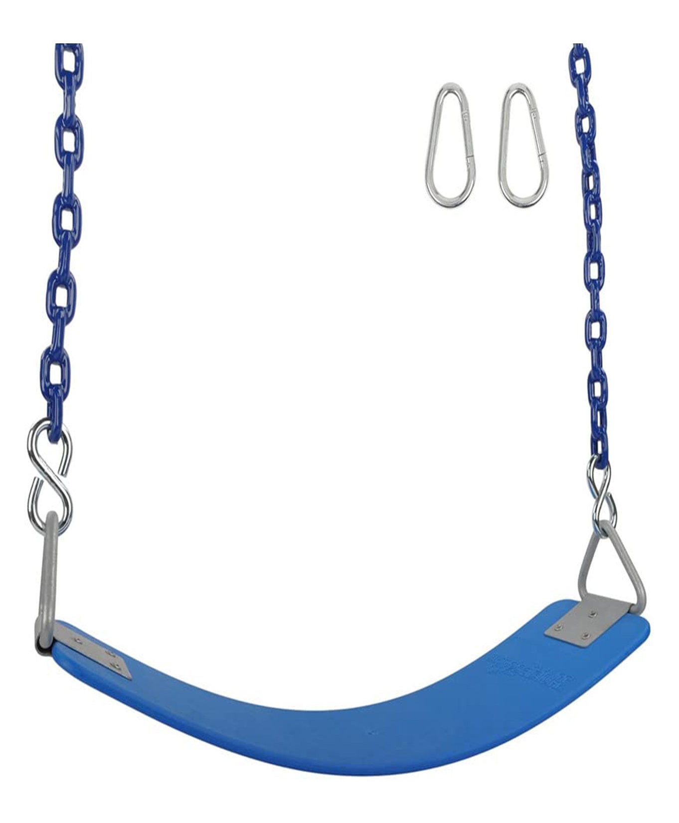 Hop N Play Reinforced Flexible Swing Seat with 60 Inches Plastic Coated Chains for Kids - Blue-image-28