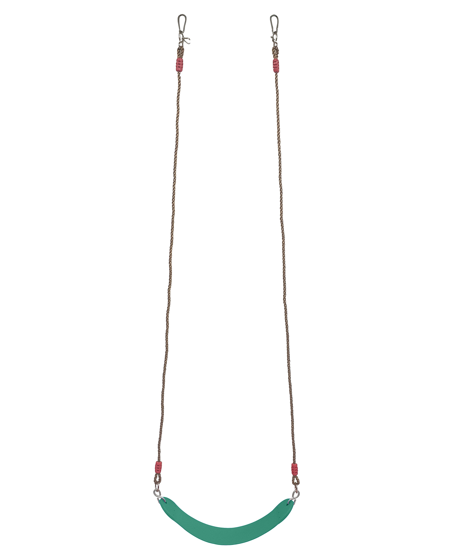 Hop N Play Kids Flexible Swing Seat Heavy Duty with Adjustable 70 inches Rope - Playground Swing Set Accessories with Snap Hooks (Green)-image-15