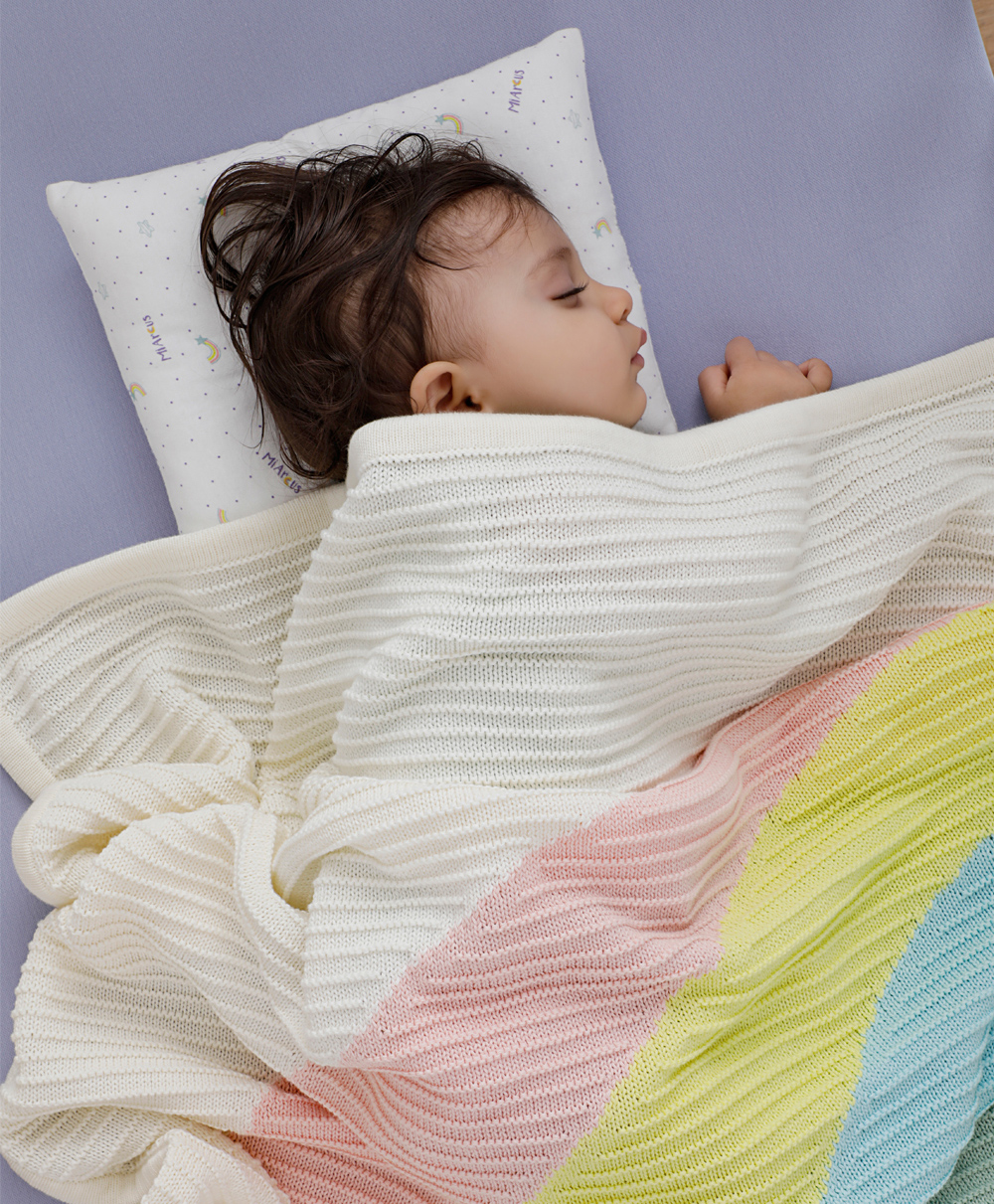Mi Arcus Premium Organic Cotton Mini Me Blanket -  Multicolour