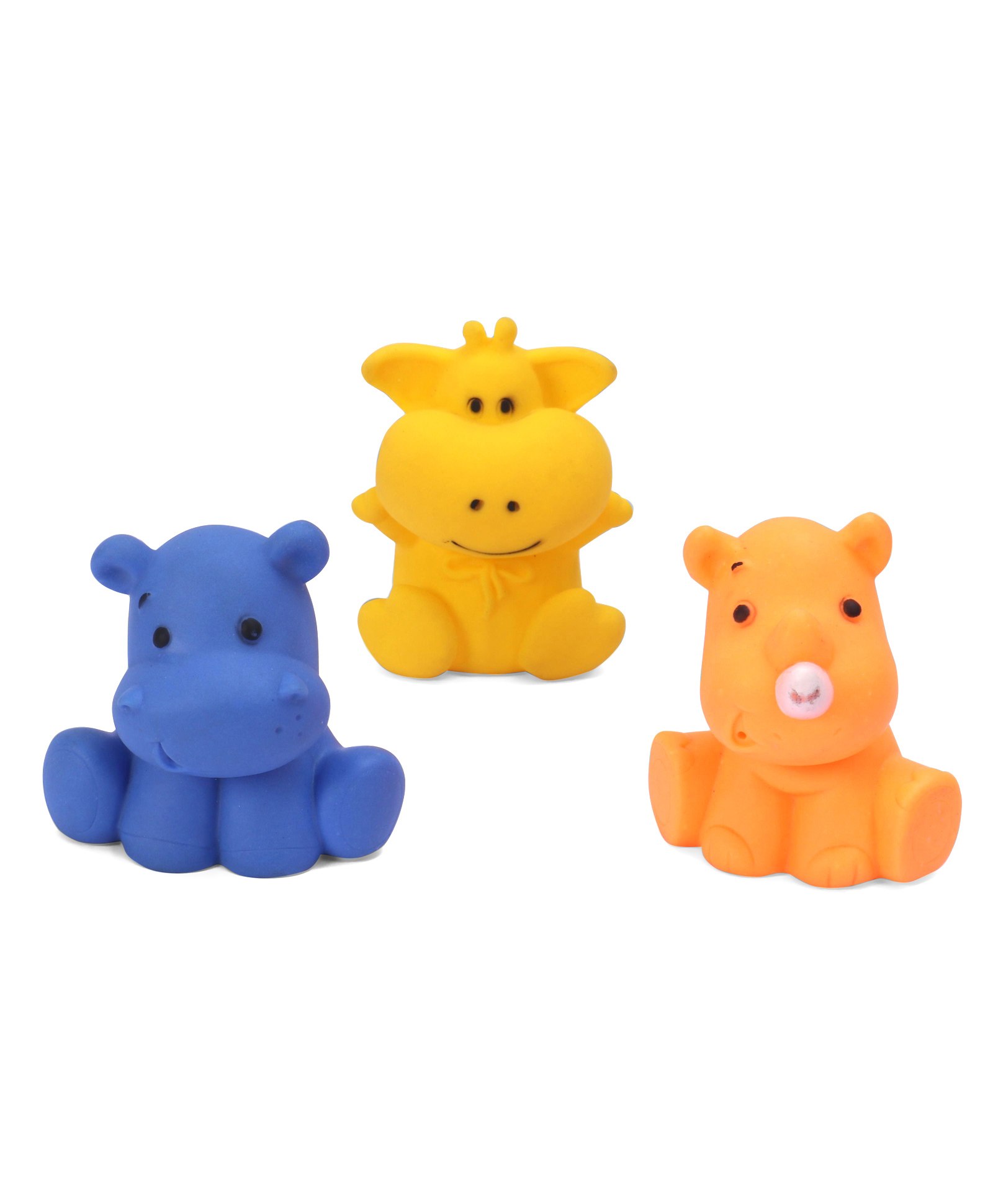 Ratnas Squeezy Hippo Bath Toys Pack of 3 - Multicolour-image-48