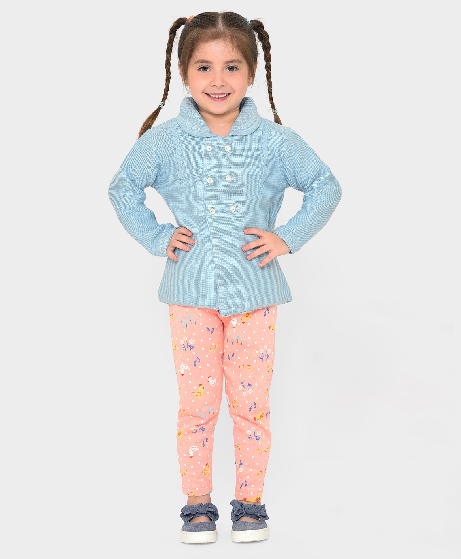 Mi Arcus 100% Cotton Full Sleeves Striped Design  Winter Wear Coat -  Blue-picture-23