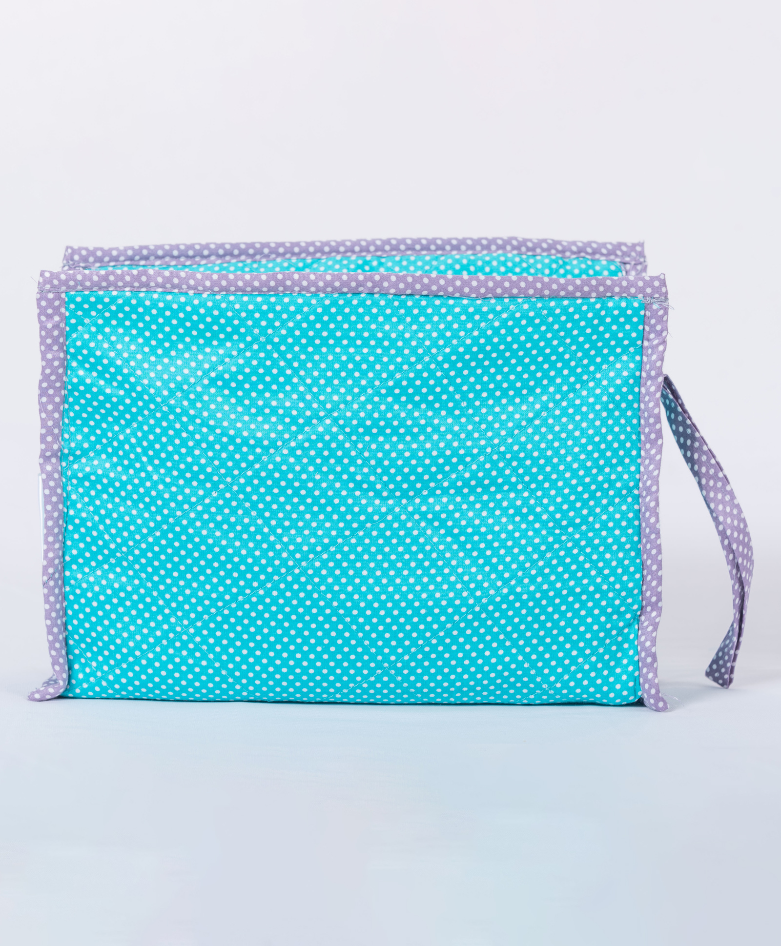 Blooming Buds Toiletry Kit - Green & Purple Dots Green-image-44