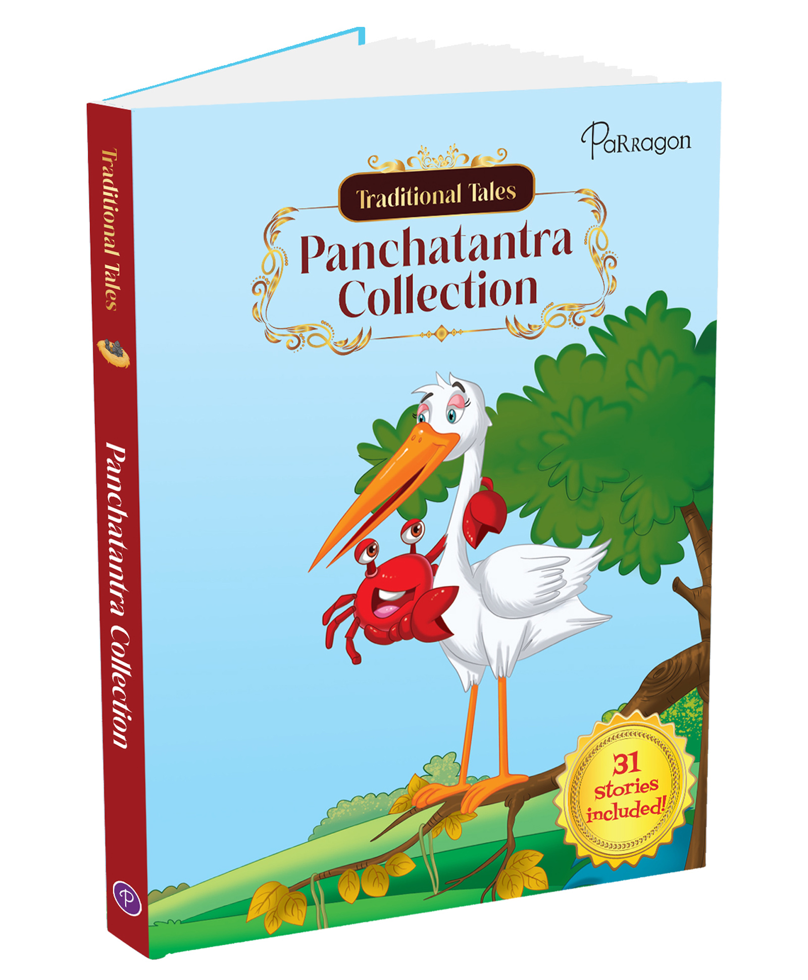 Traditional Tales: Panchatantra Collection | Indian Mythology and Folklore Stories | For 8 to 12 Year Old KIds [Hardcover] Parragon-image-3