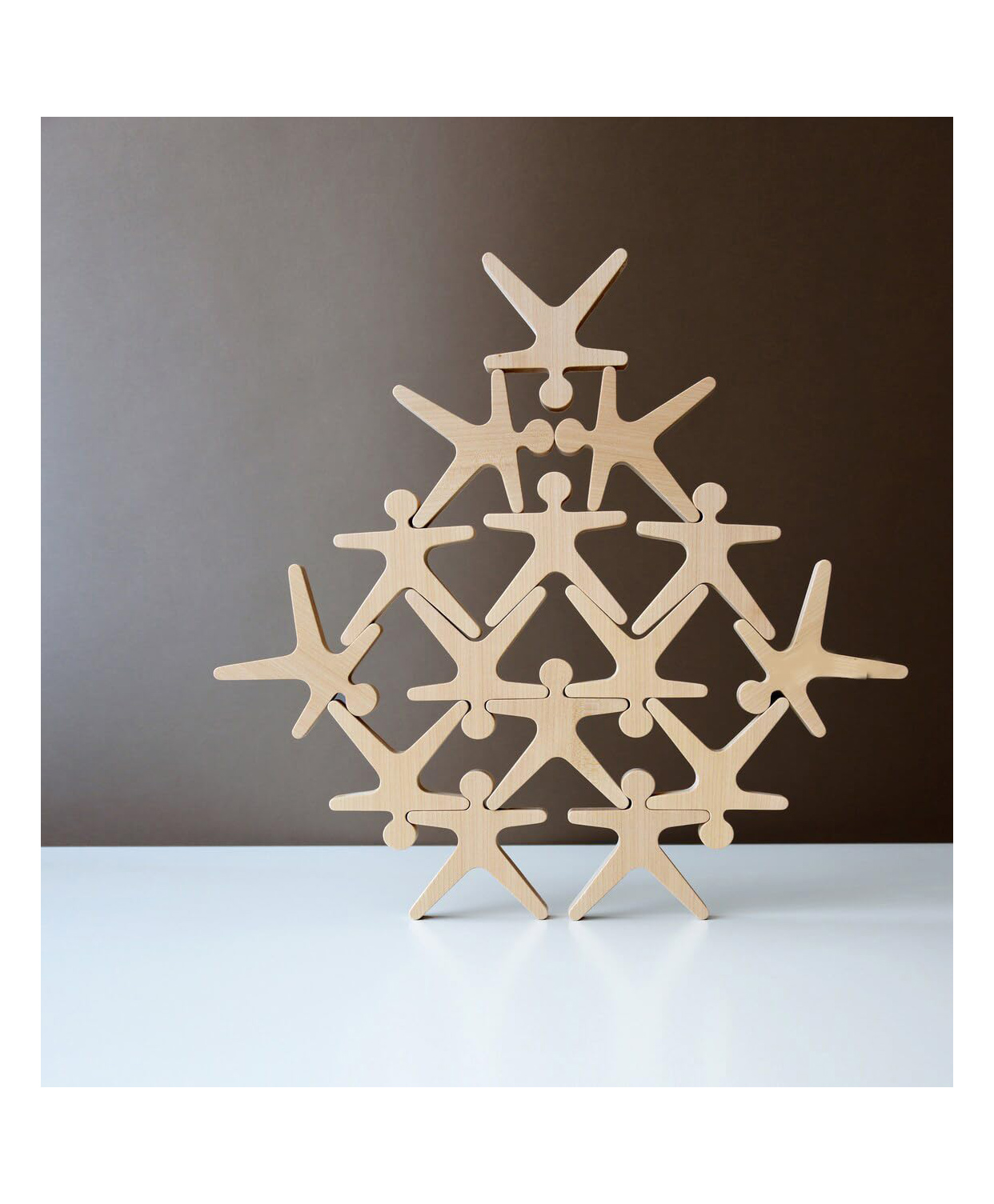 Muren Toys Acrobots Balancing Toy Off White - 32 Pieces-picture-11