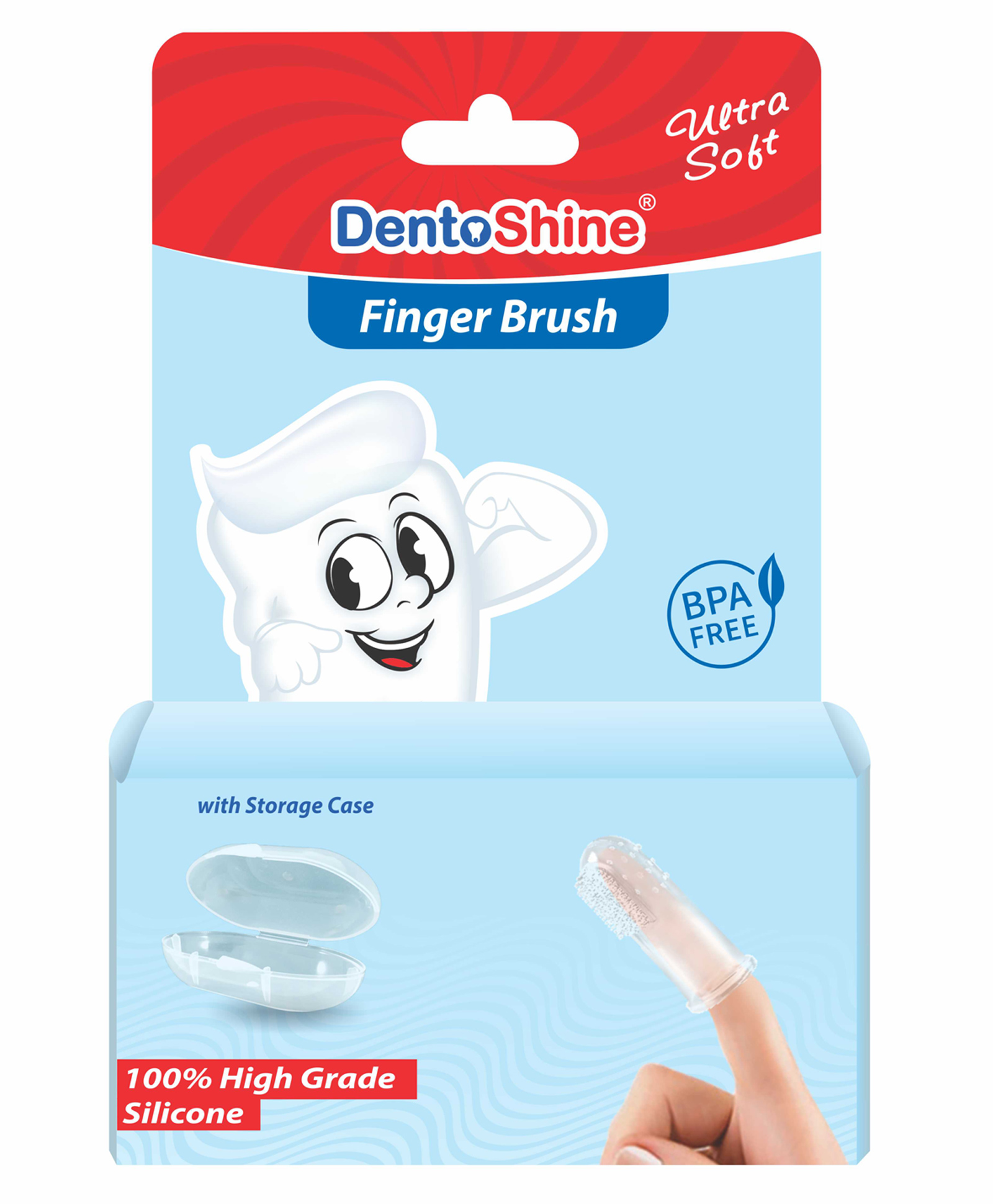 DentoShine Ultra Soft Finger Brush - Blue-image-27