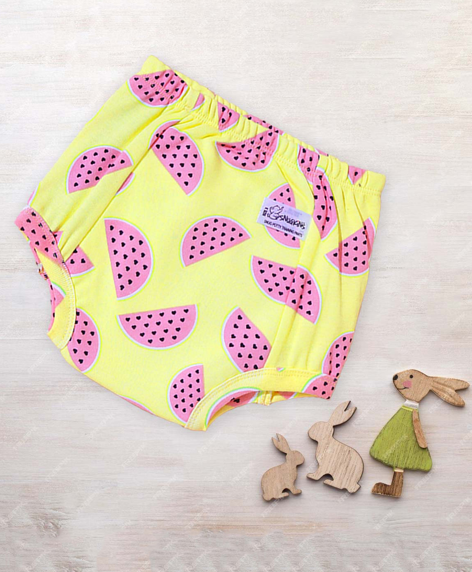 Snugkins Snug Potty Training Pull-up Pants Kids. 100% Cotton Size 2 Pack of 1  - Water Melon-picture-28