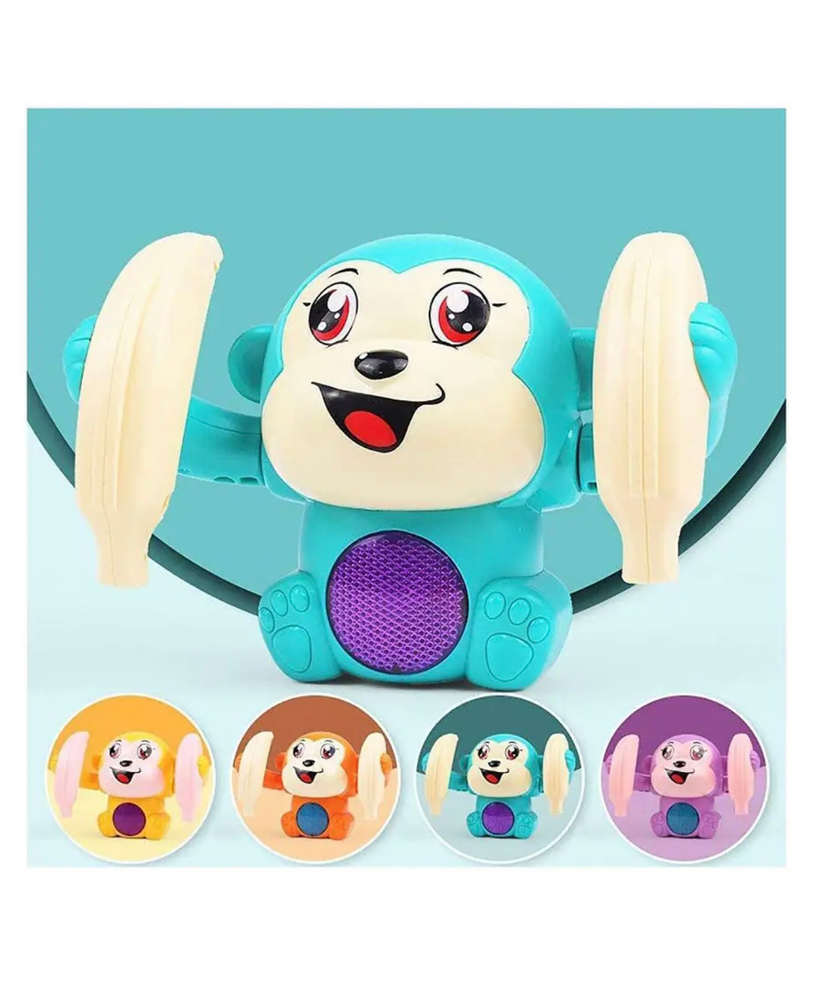 Arcade Toys Dancing N Swinging Cartoon Monkey Toy for Kids - Colour May Vary-picture-13